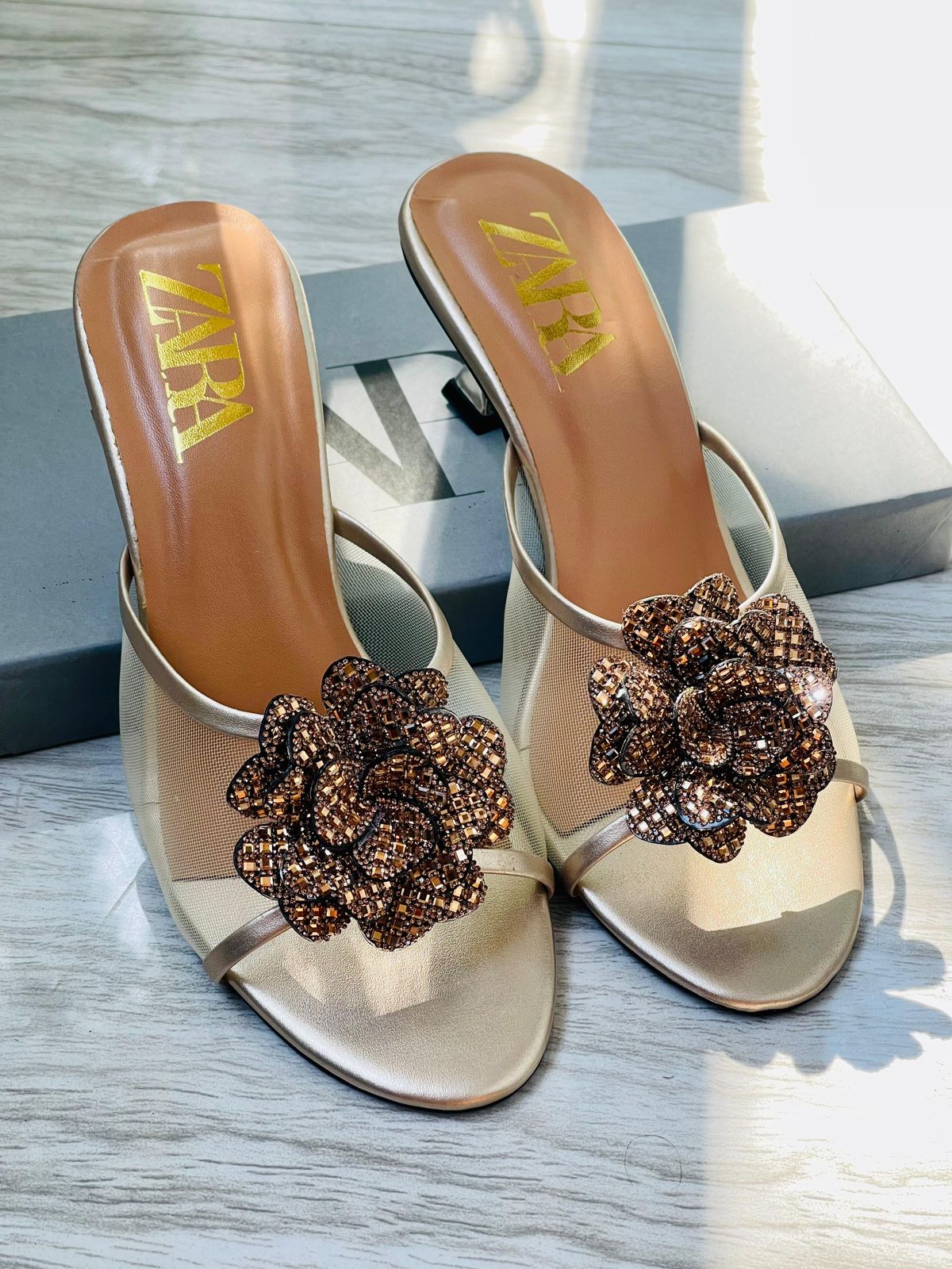 Zara Lama Heels