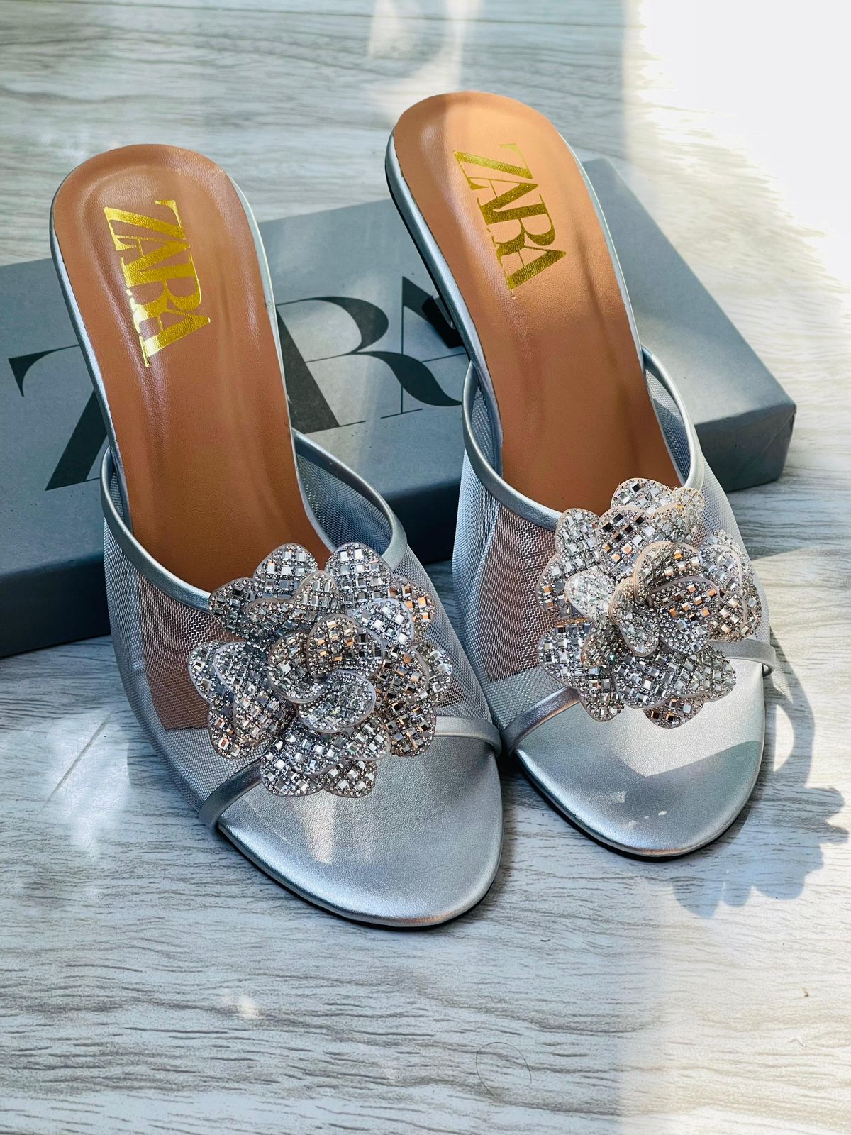 Zara Lama Heels