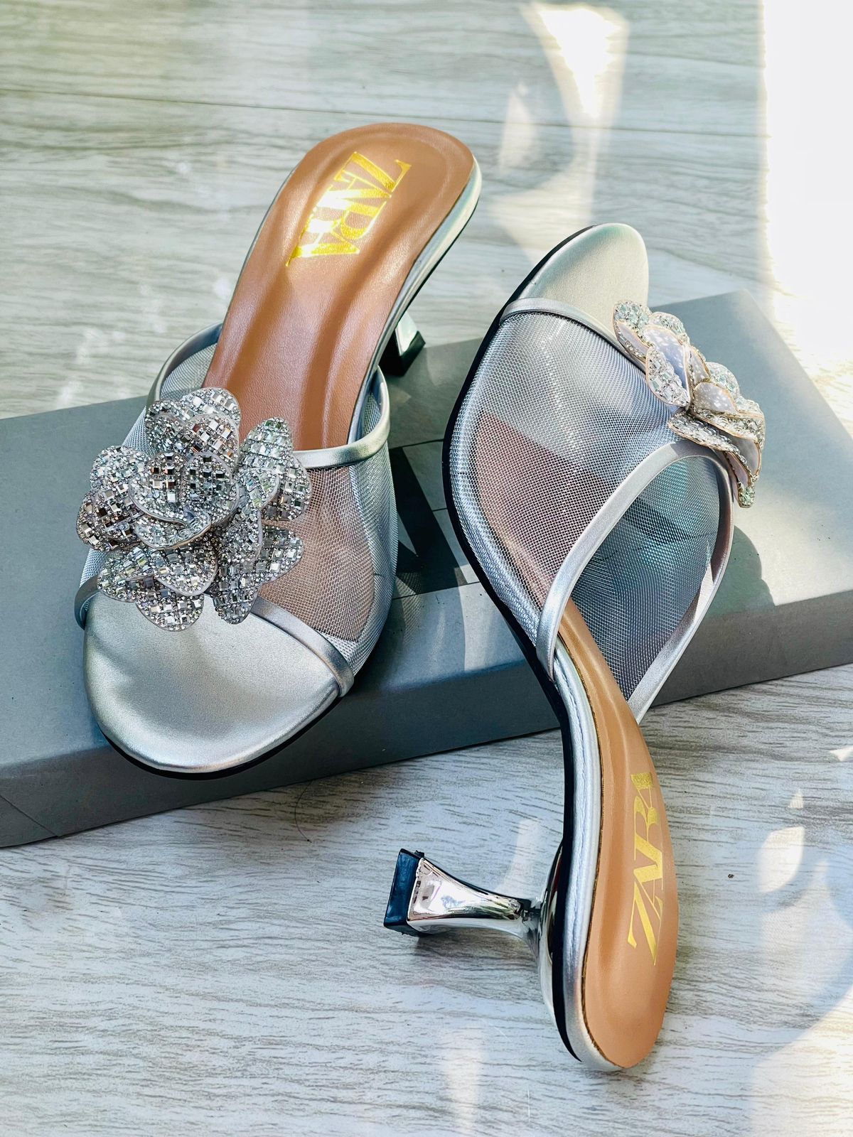 Zara Lama Heels
