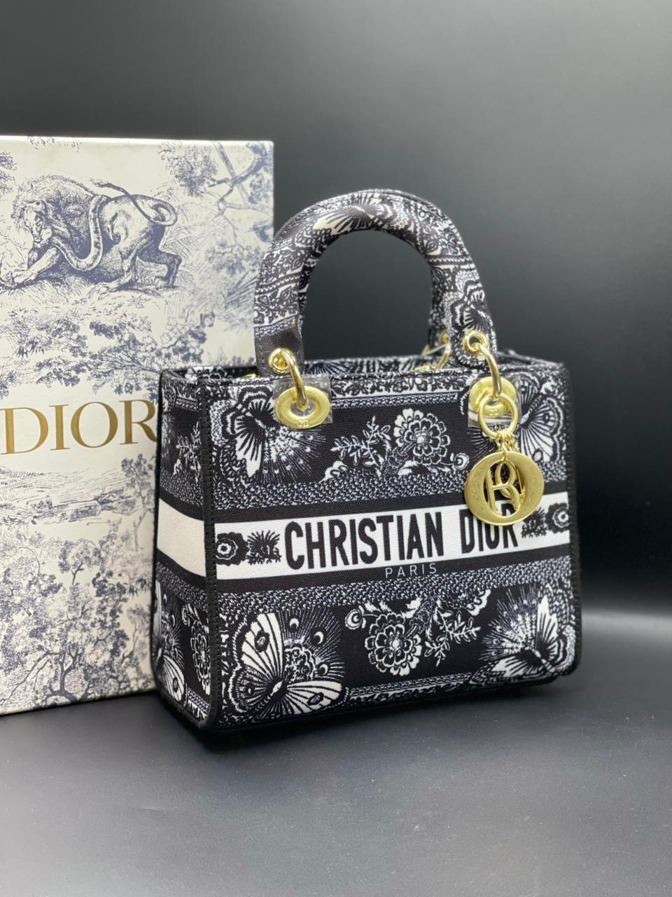 Cd Canvas Floral Bag