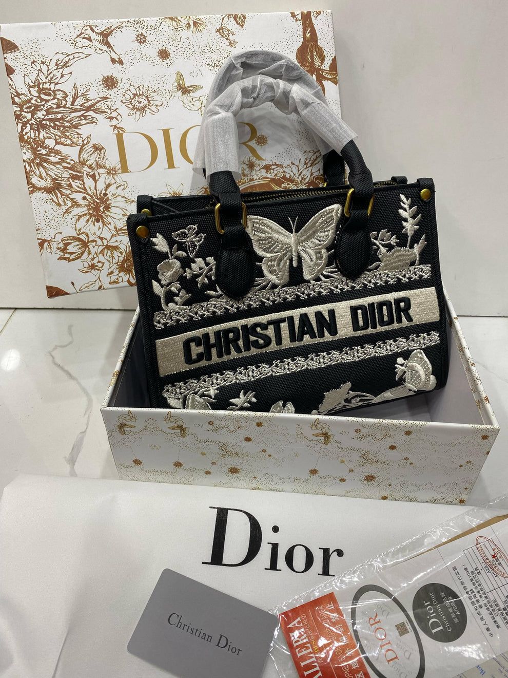 Dior Butterfly Lady Dior Bag