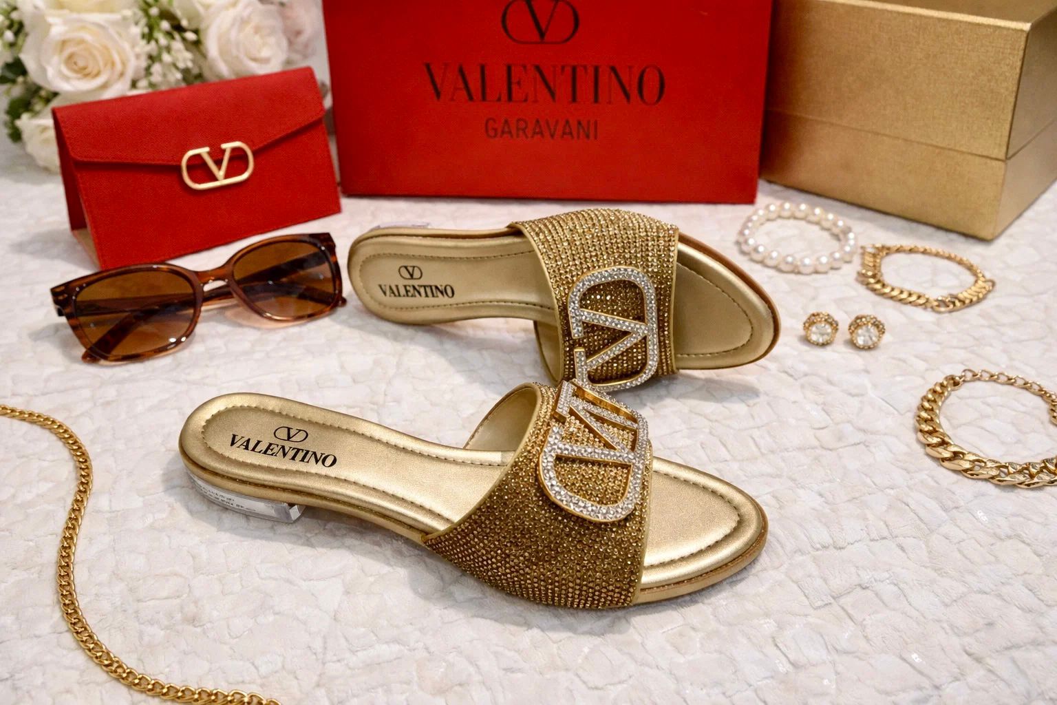 Valentino Signature Slides