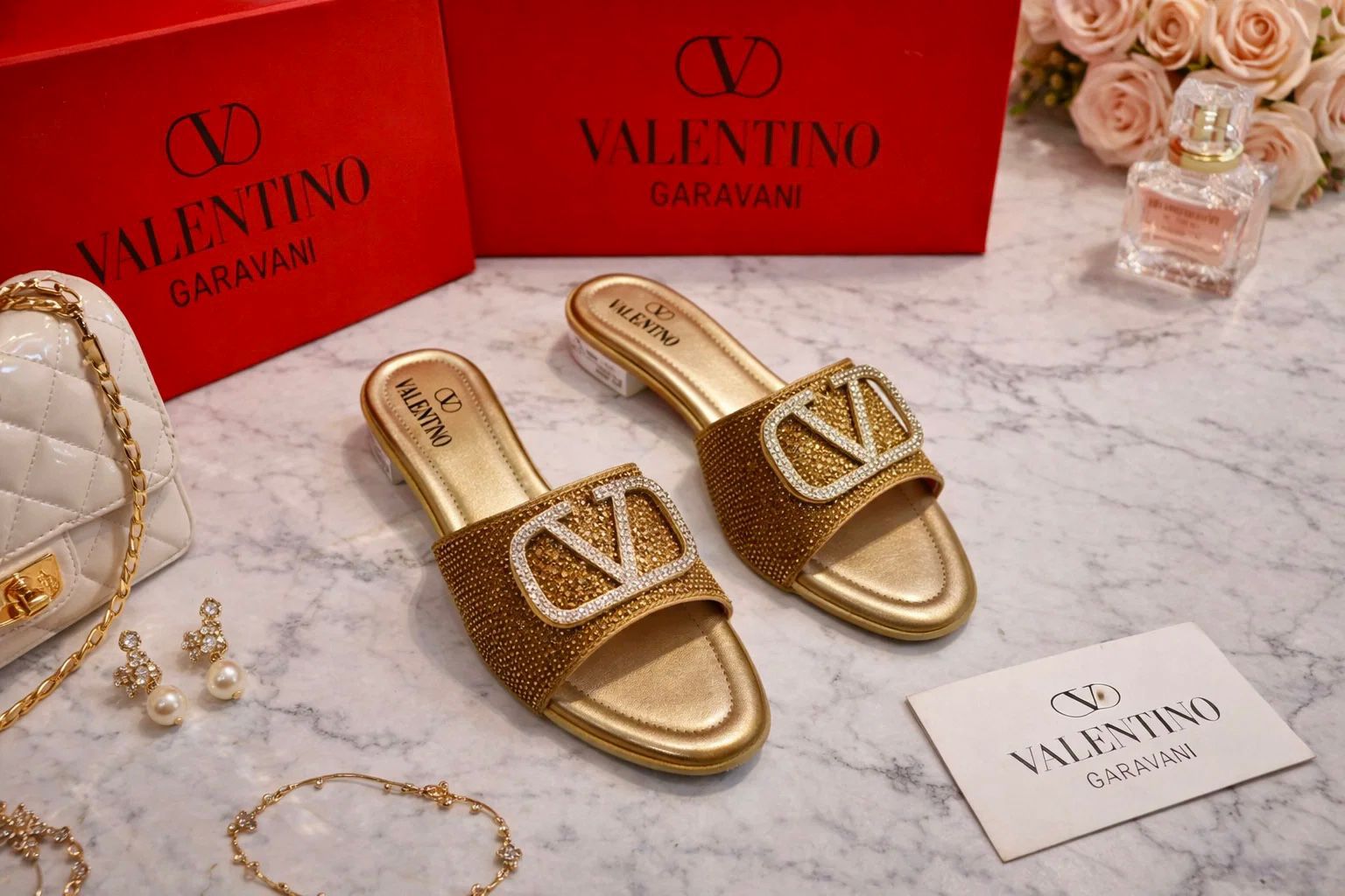Valentino Signature Slides