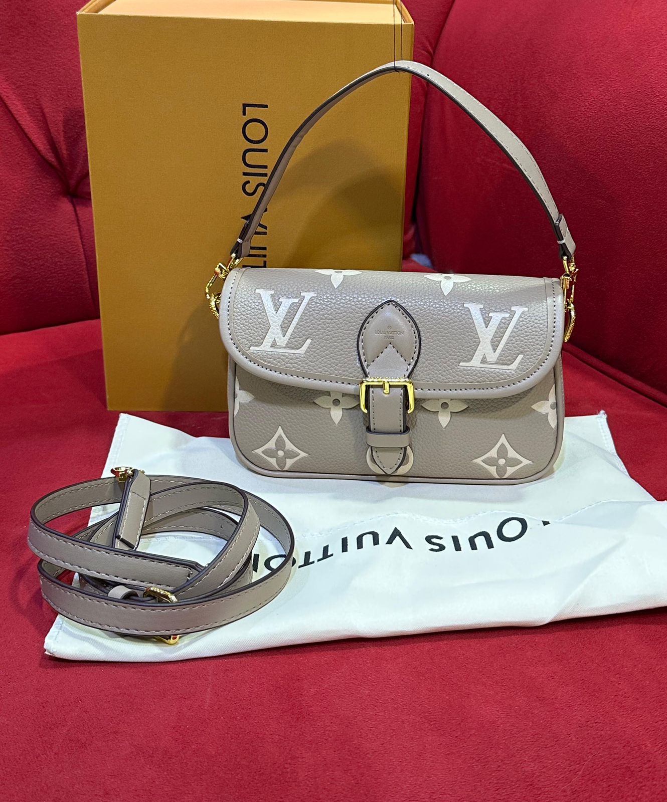 Lv Top Handle Flap Bag