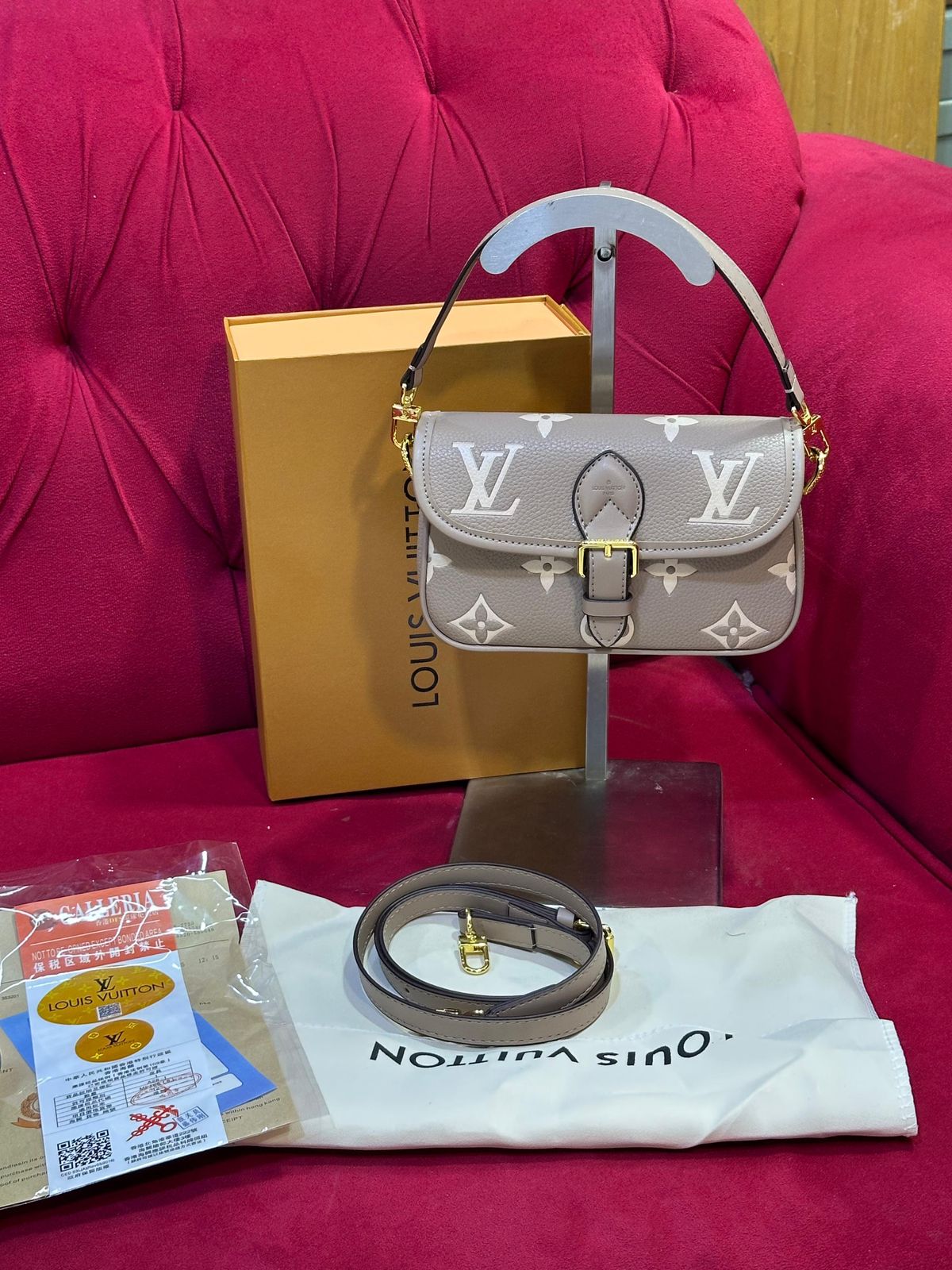 Lv Top Handle Flap Bag