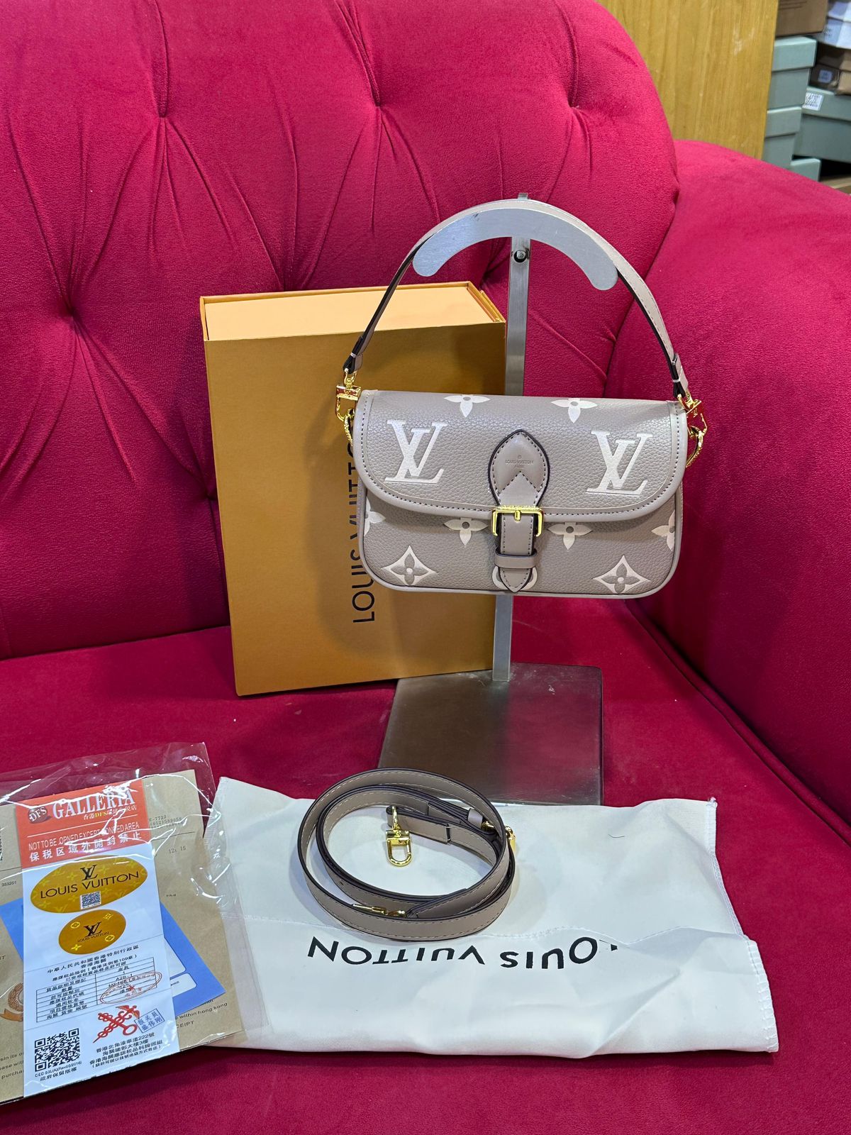 Lv Top Handle Flap Bag