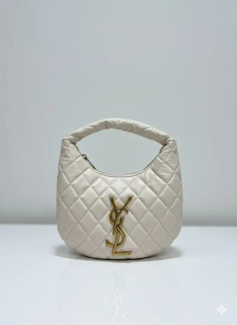 Ysl Carino Nappa Hortensia Bag
