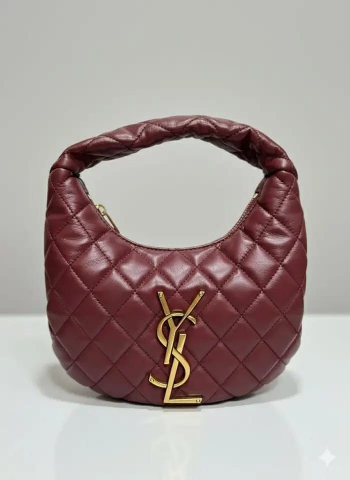Ysl Carino Nappa Hortensia Bag