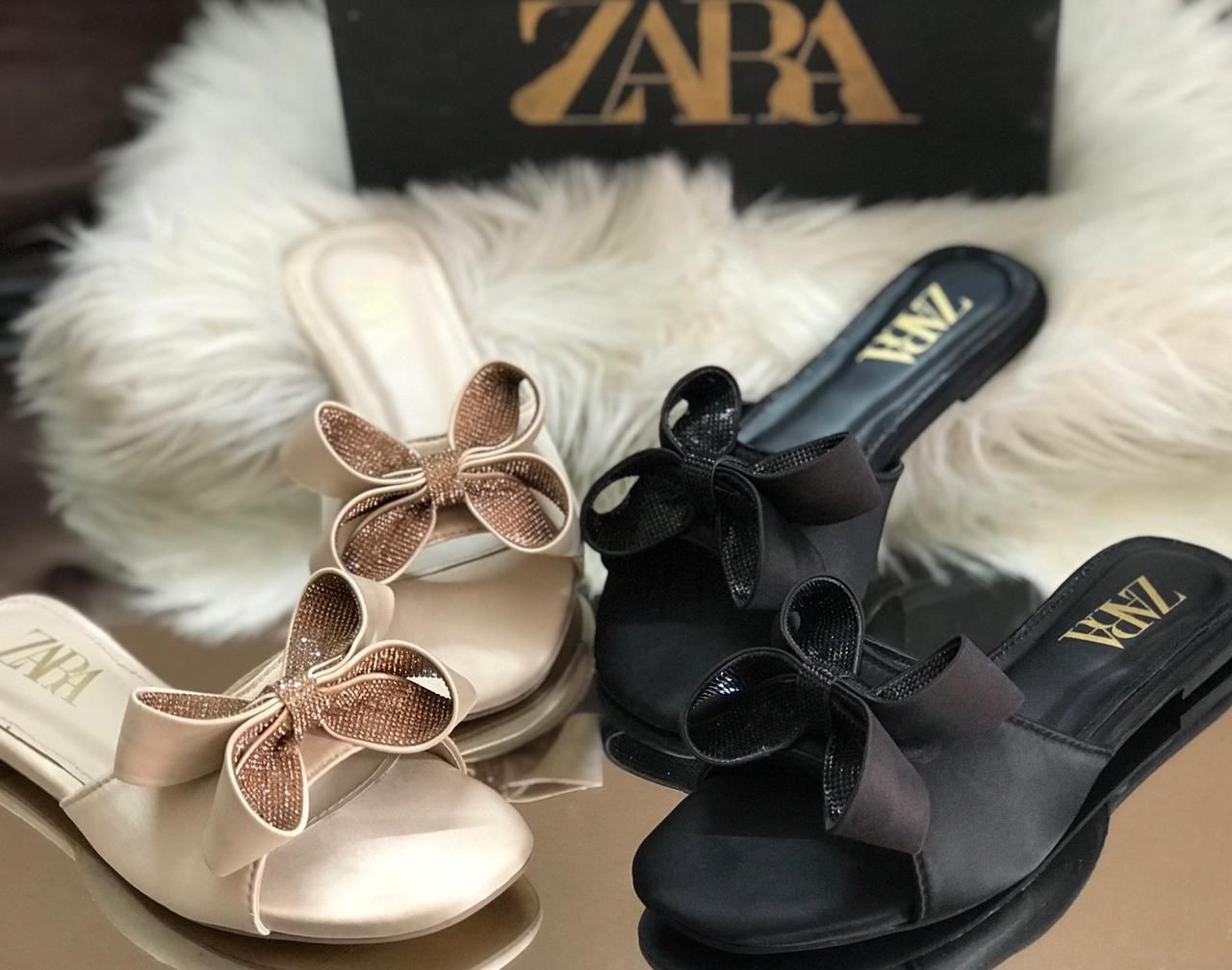 Zara Bow Slides