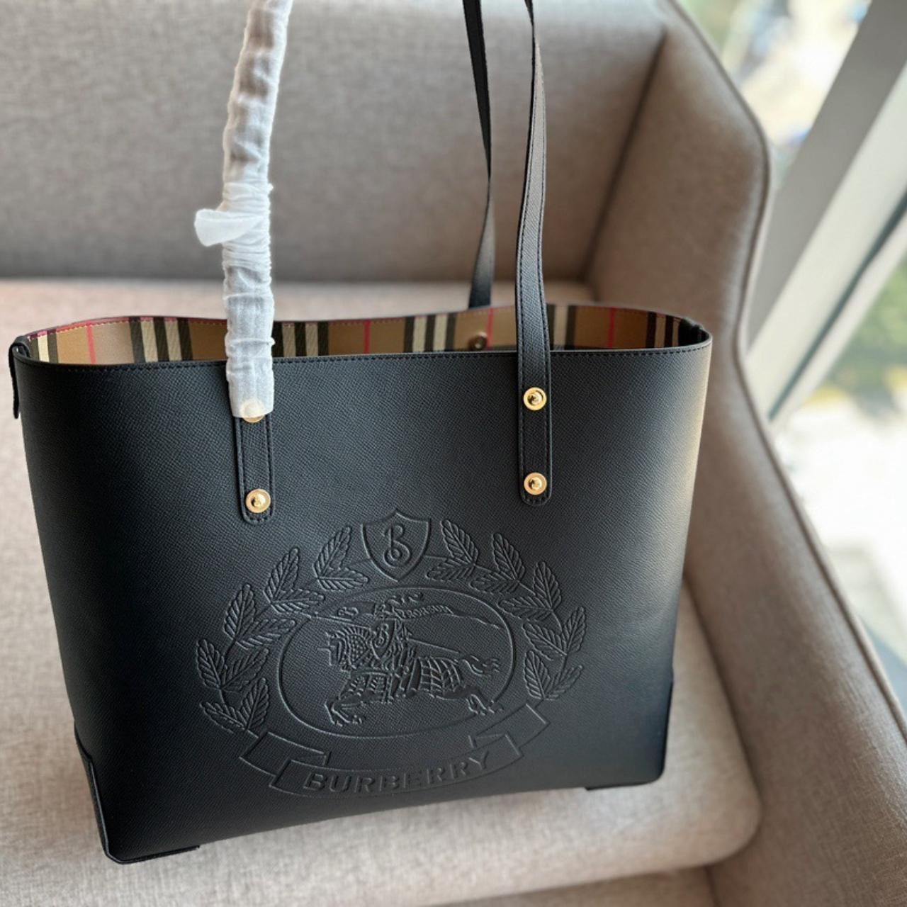 Burberry Crest Tote Bag
