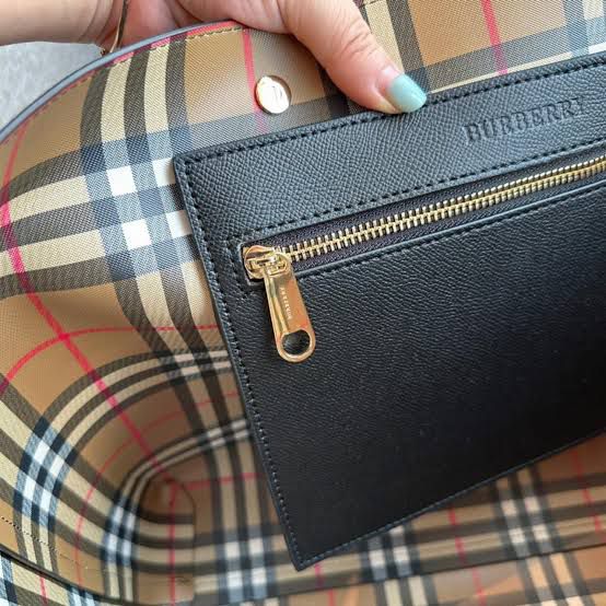 Burberry Crest Tote Bag