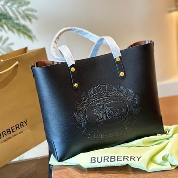Burberry Crest Tote Bag