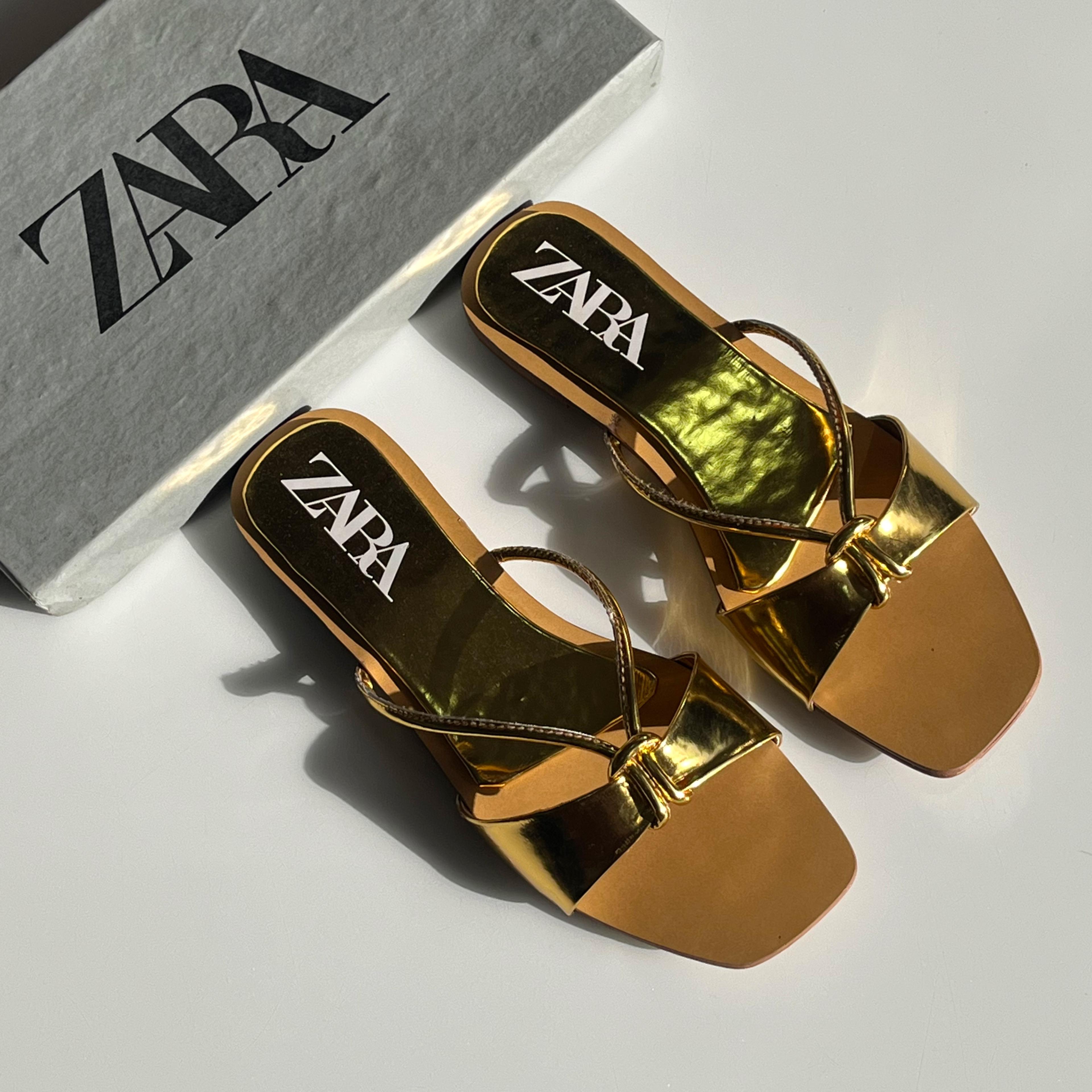 Zara Patent Flats