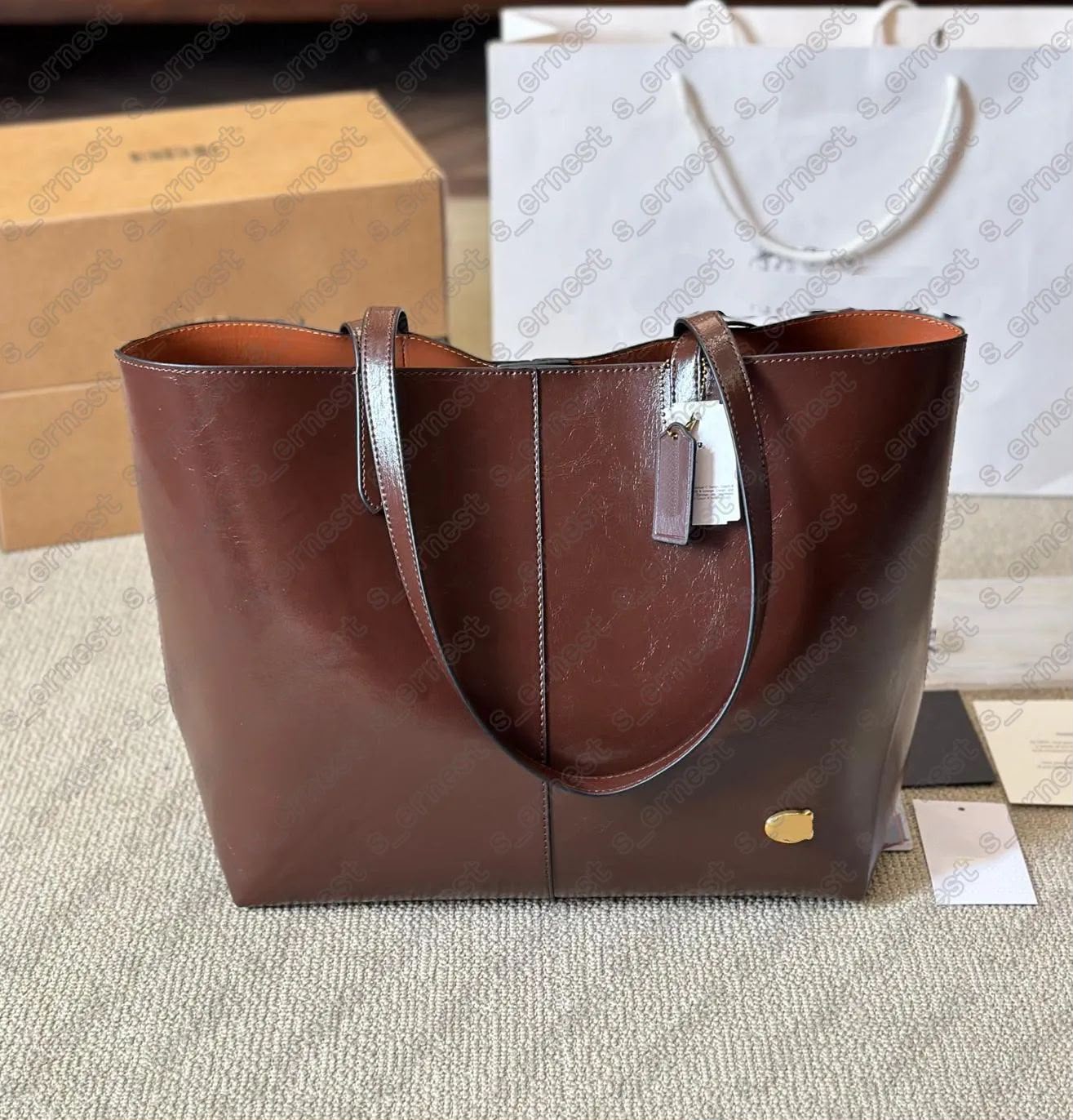 Coach Cowhide Tote