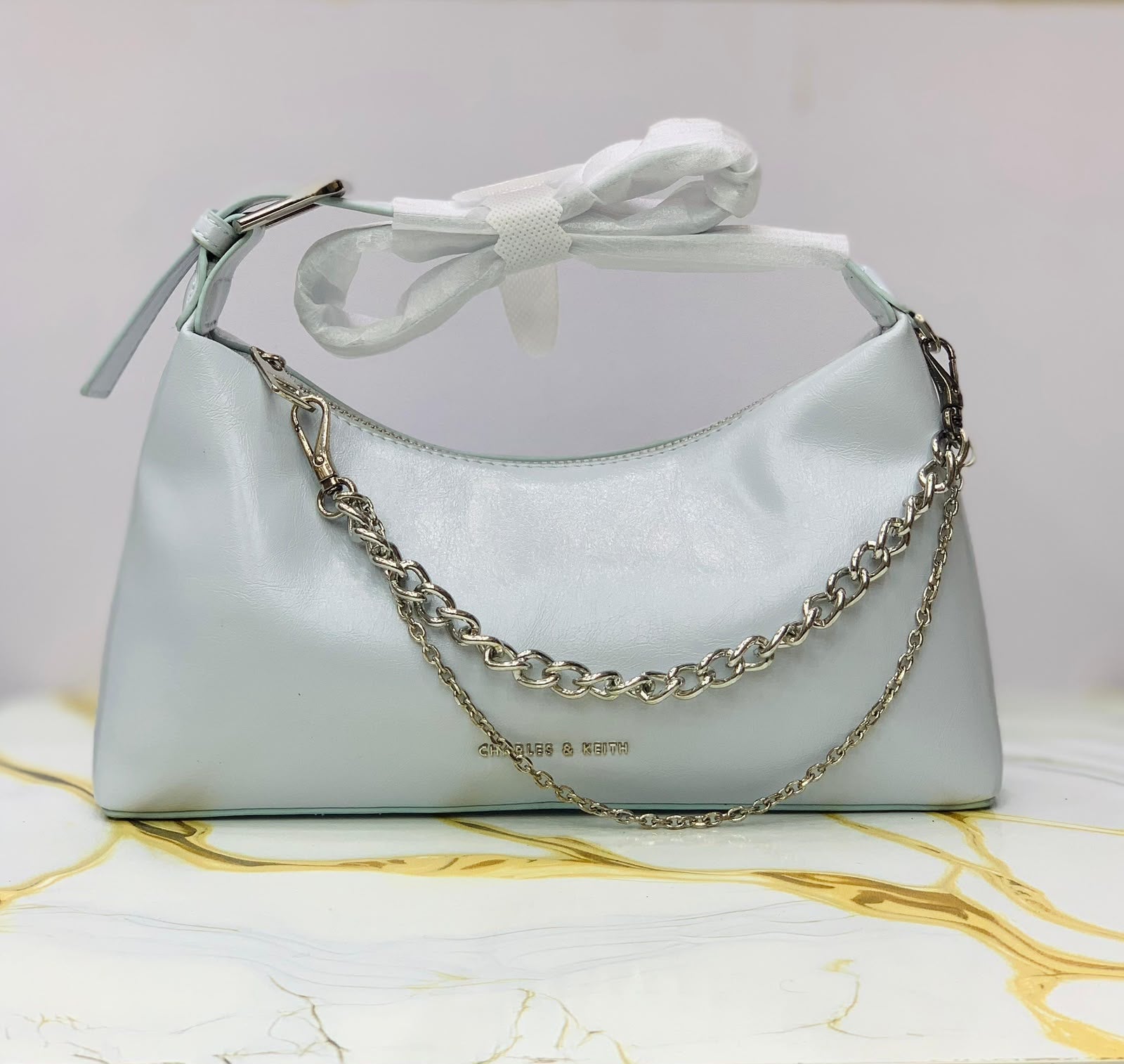 Charles & Keith Patent Shoulder Bag