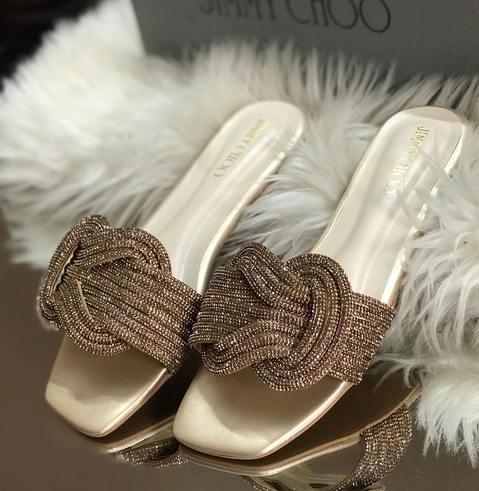 Jc Swarovski Slides