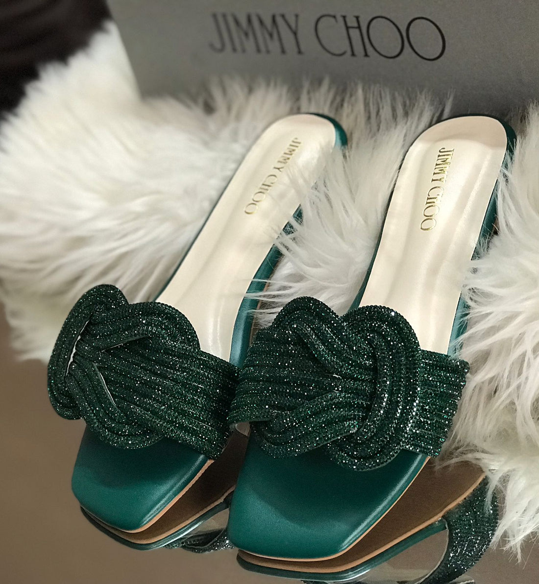 Jc Swarovski Slides