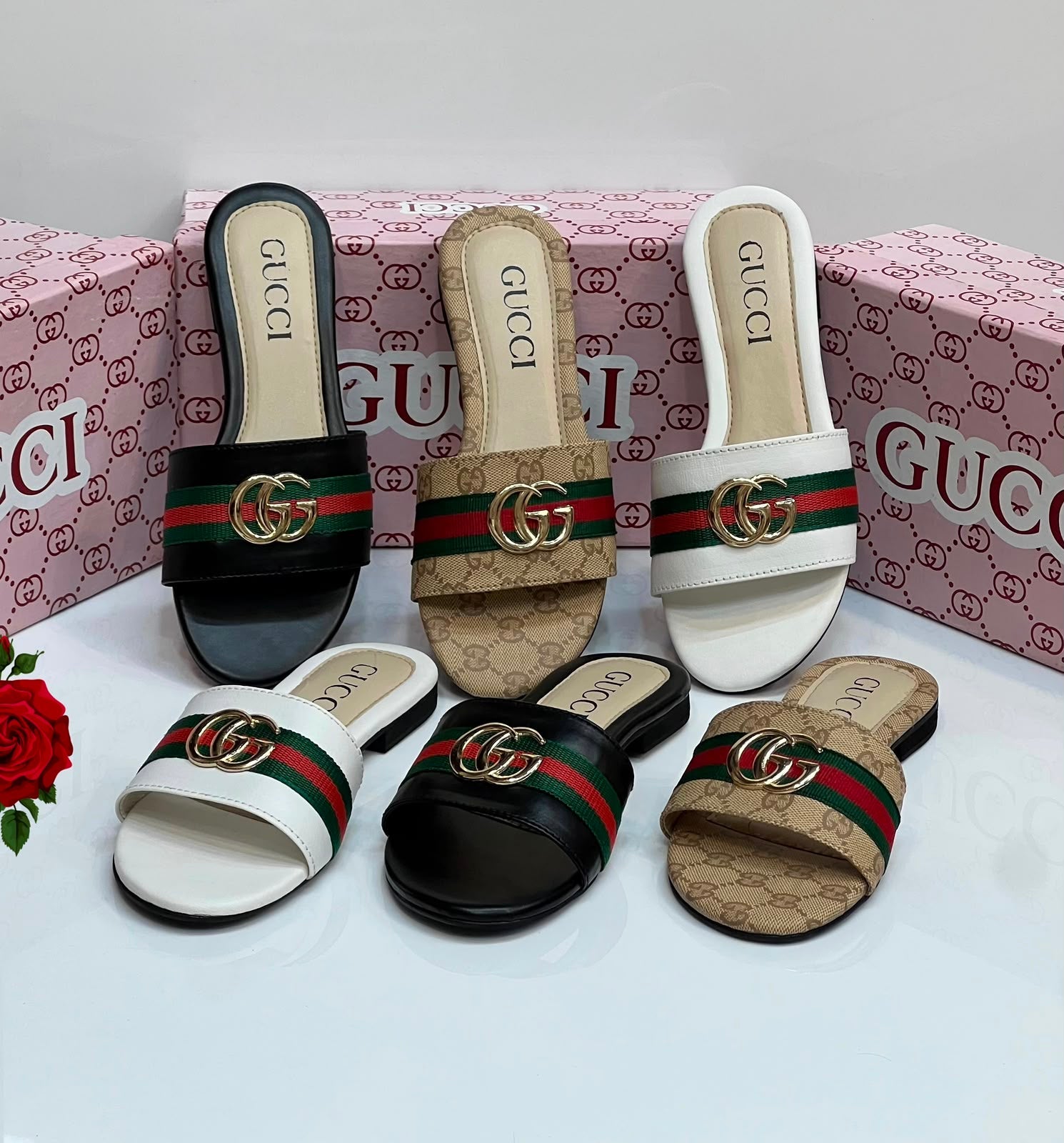 Gg Signature Sandals