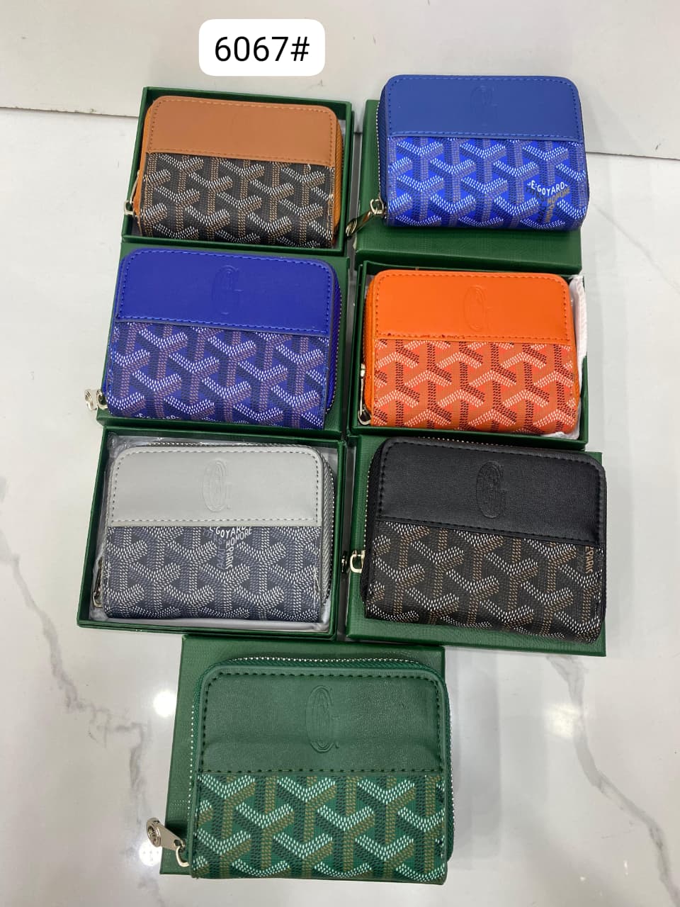 Goyard Unisex Zipper Wallet