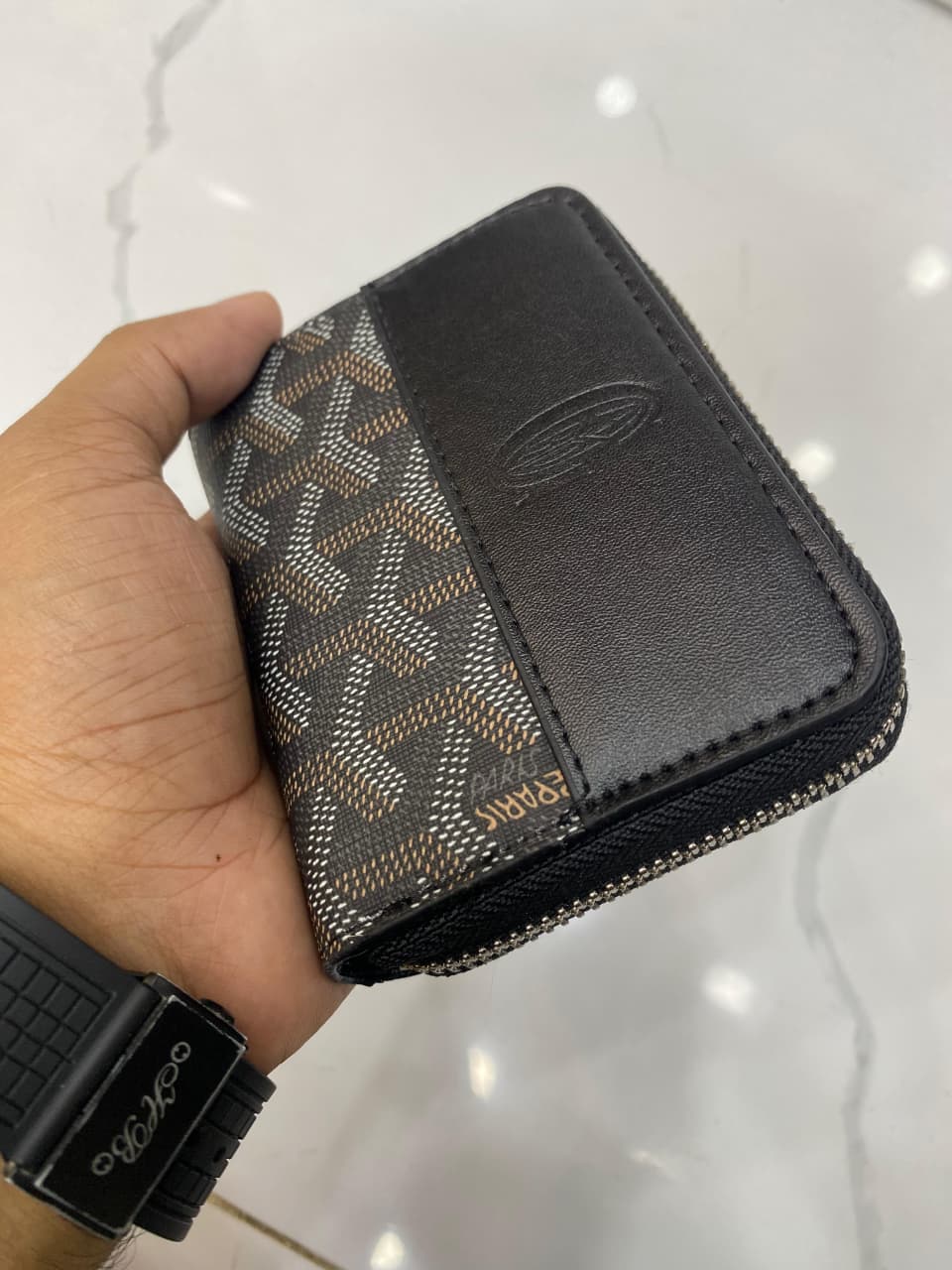 Goyard Unisex Zipper Wallet