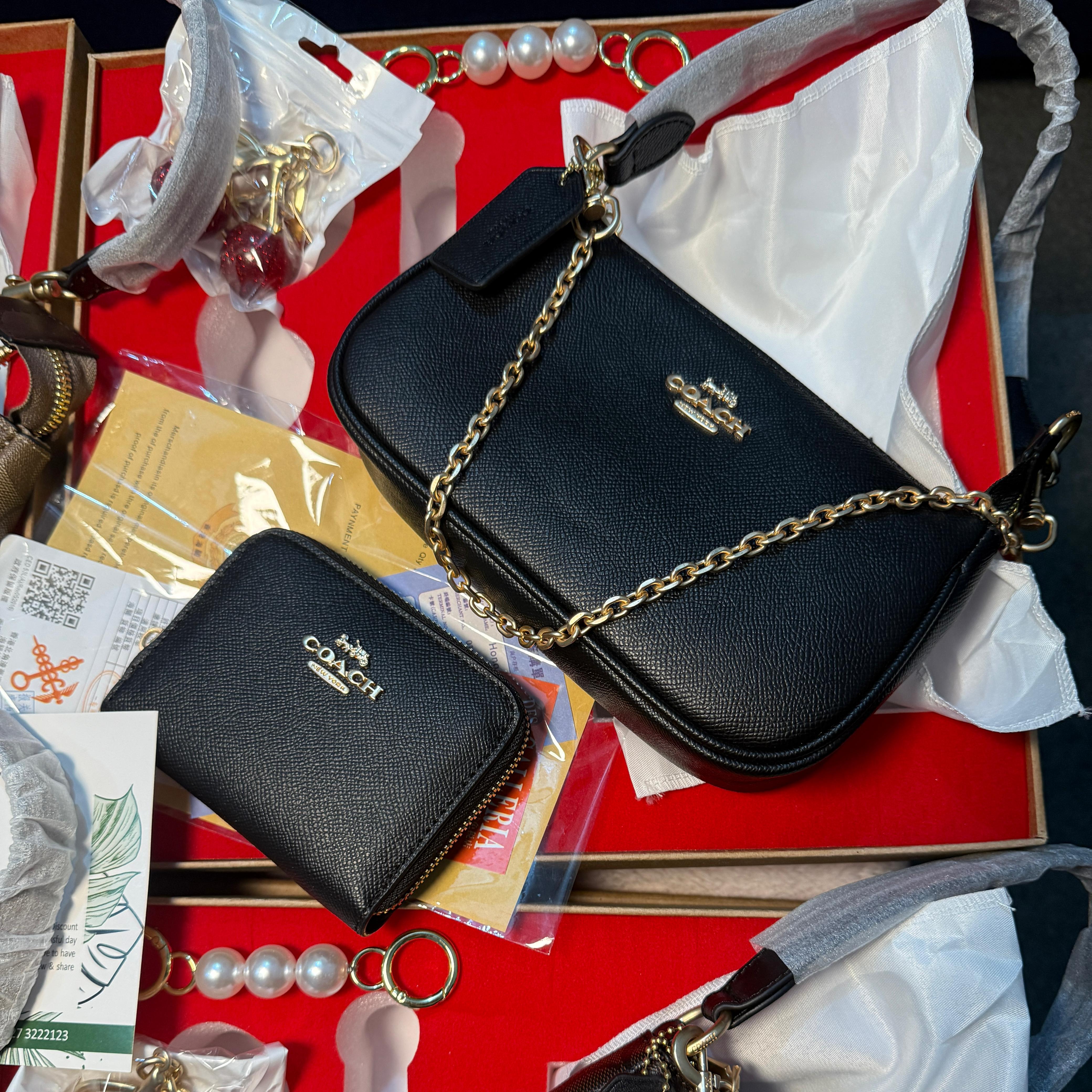 Coach Shoulder Bag with Wallet