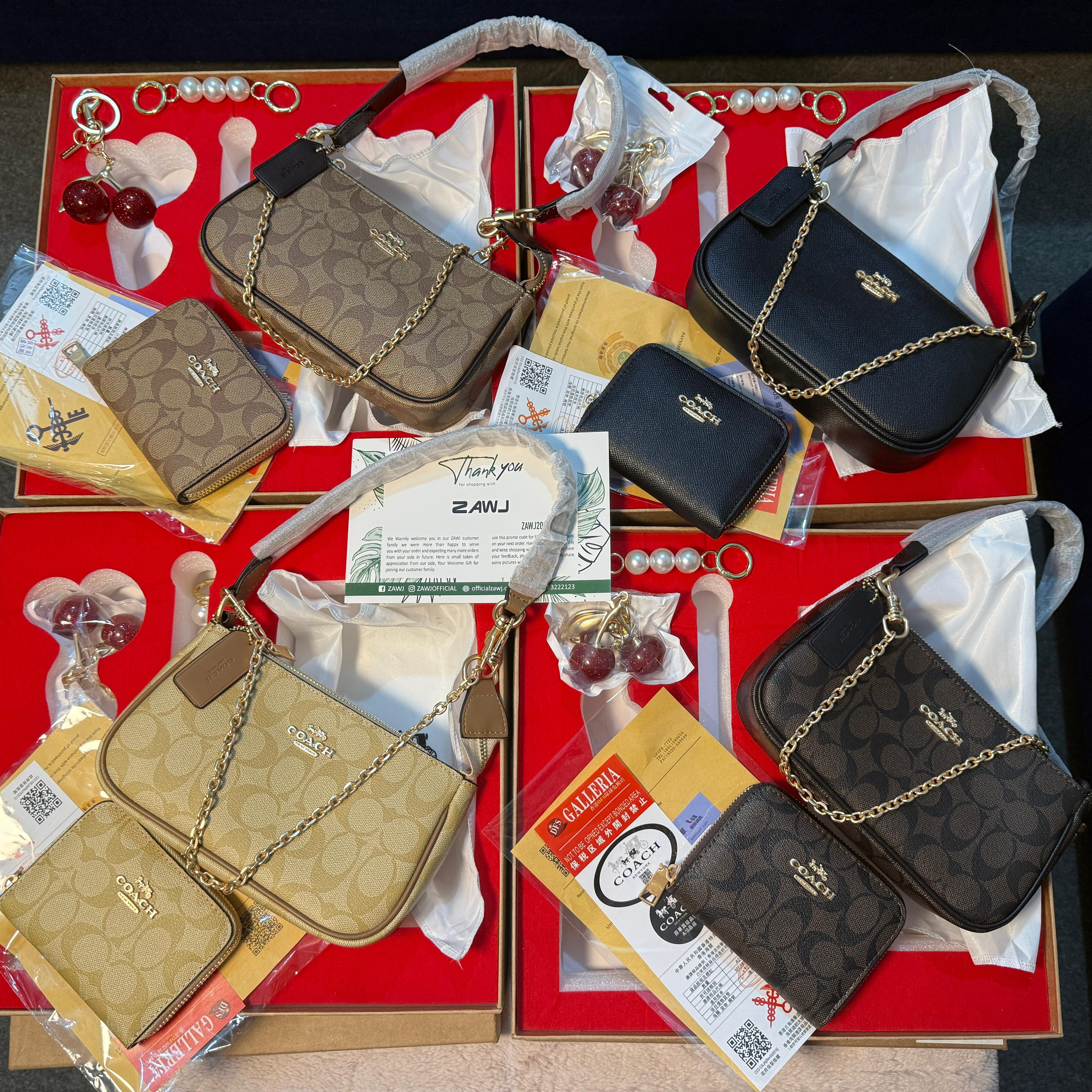 Coach Shoulder Bag with Wallet
