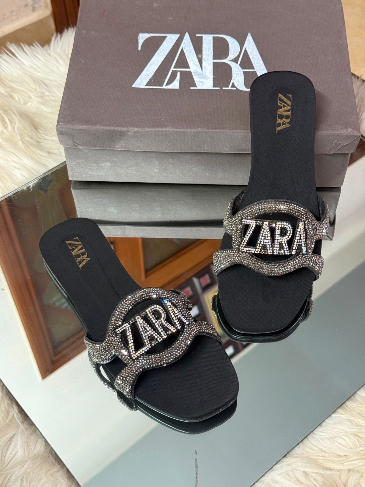Zara Croc Sandals