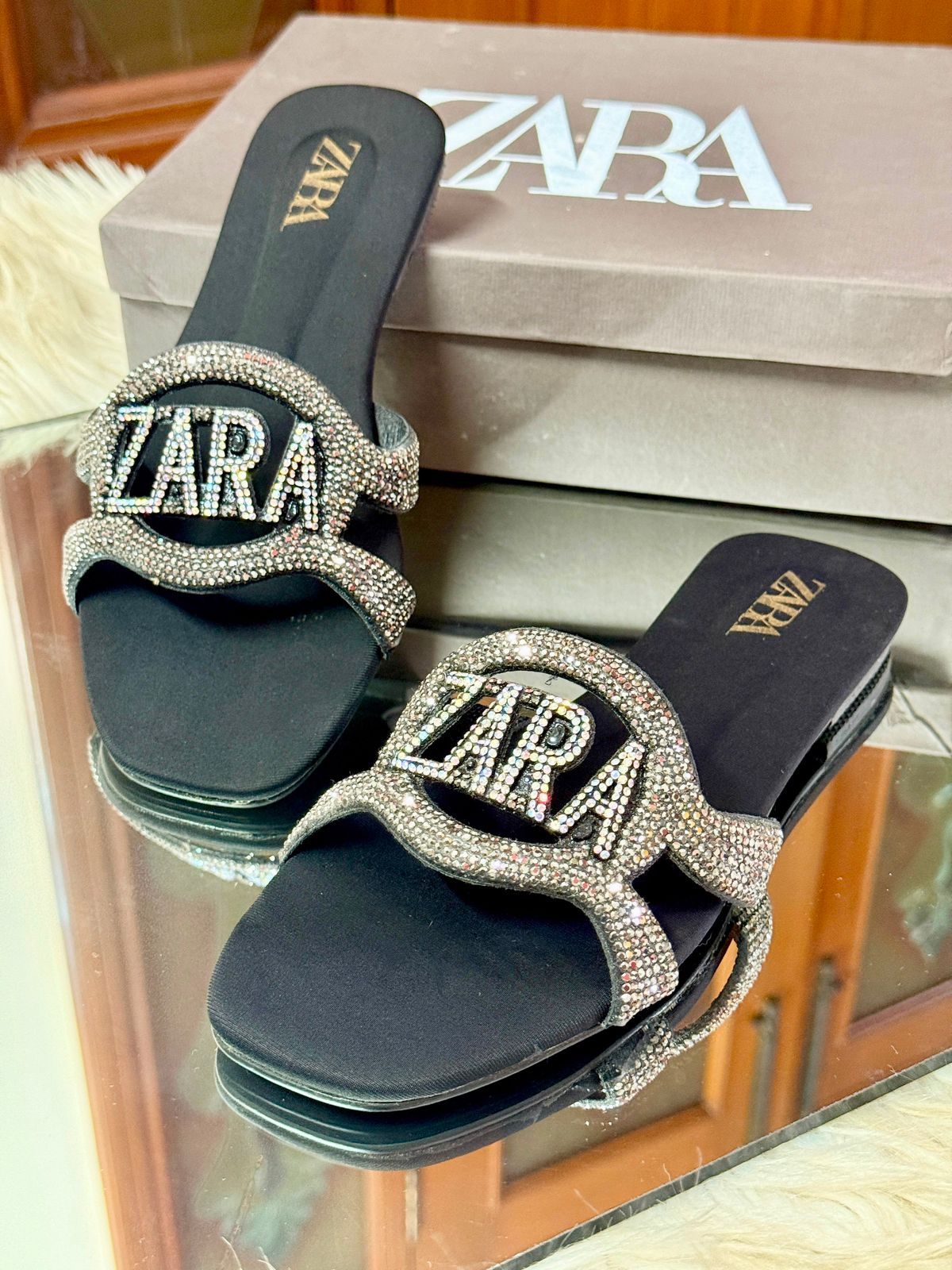 Zara Croc Sandals