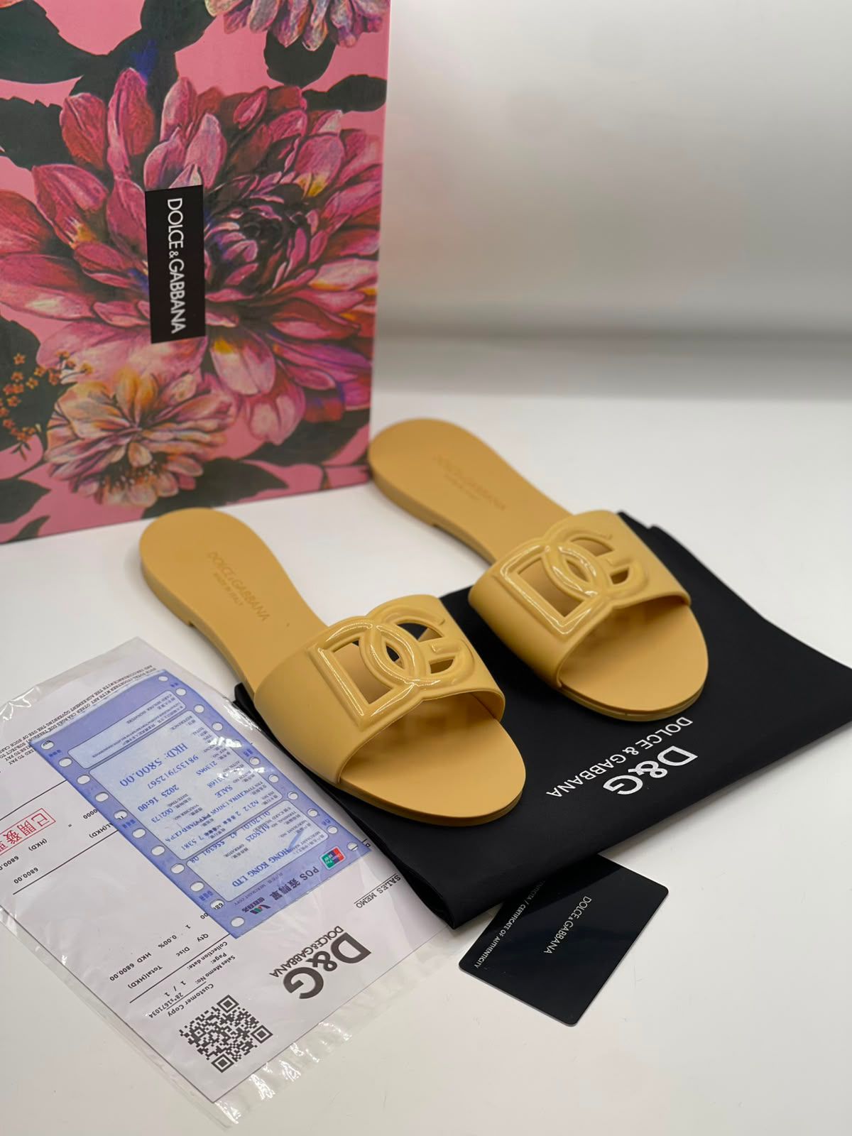 Dolce and Gabbana Rubber Slides