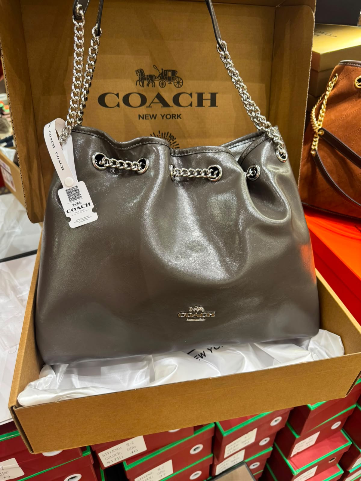 Coach Evelyn Large Shoulder Bag