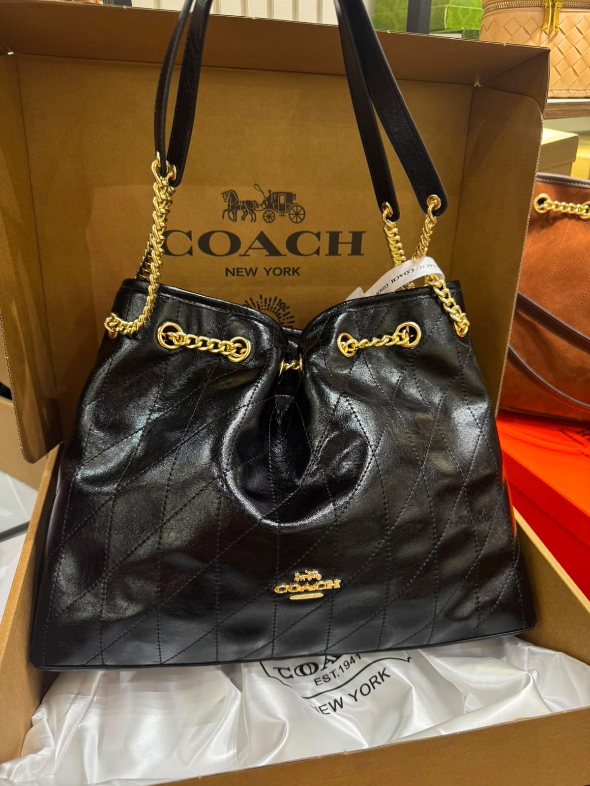 Coach Evelyn Large Shoulder Bag
