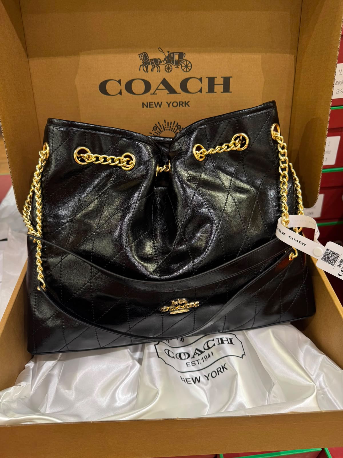 Coach Evelyn Large Shoulder Bag