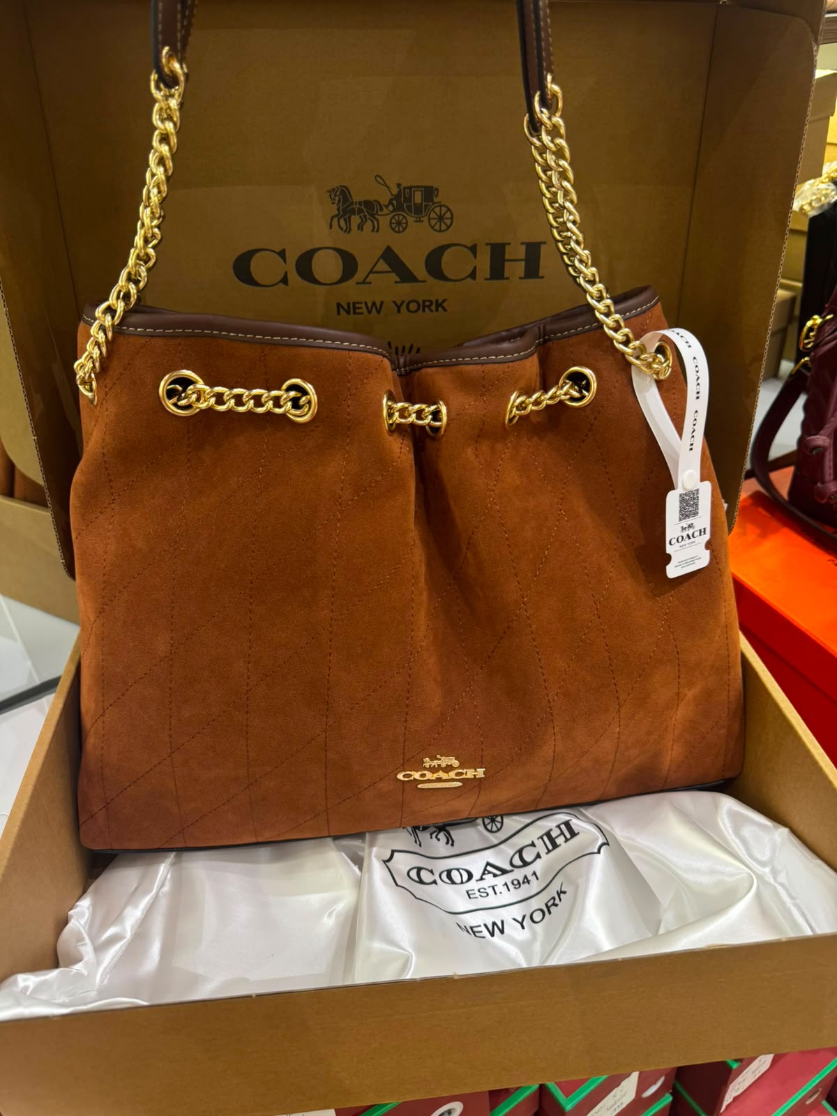 Coach Evelyn Large Shoulder Bag