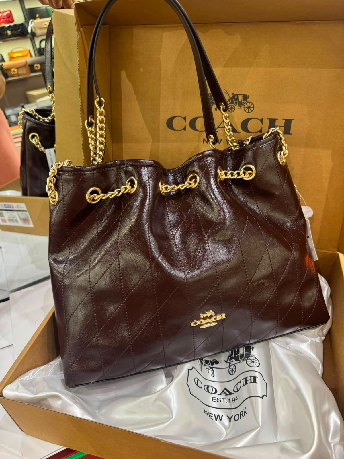 Coach Evelyn Large Shoulder Bag