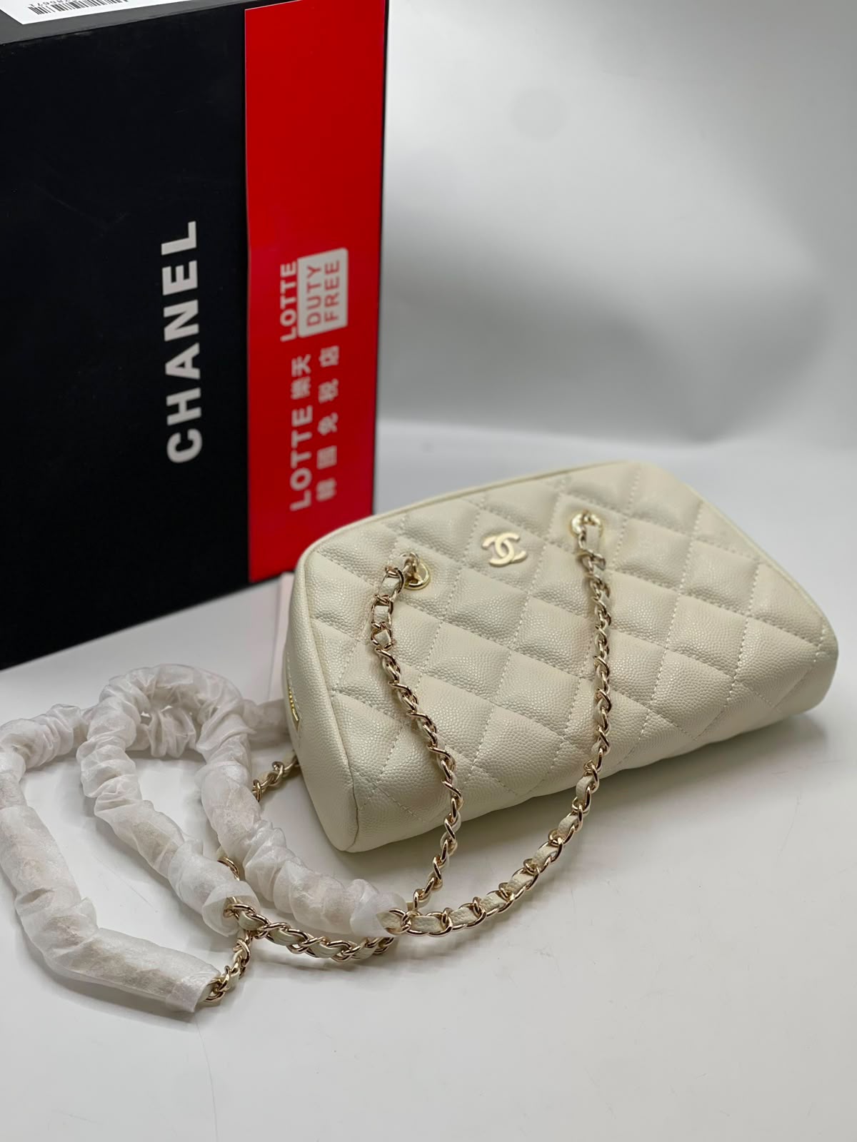Chanel Small Bowling Black