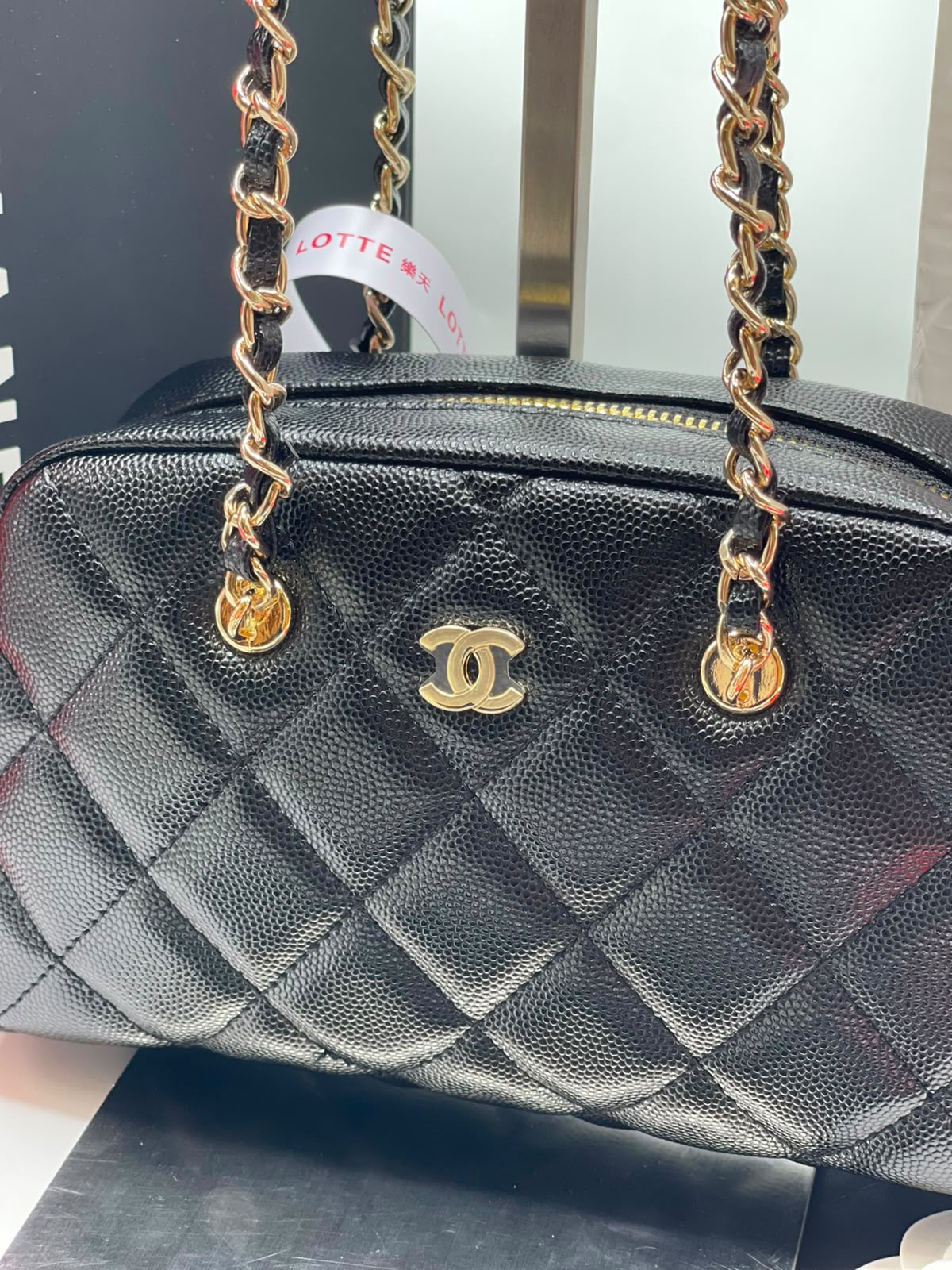 Chanel Small Bowling Black