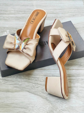 Jimmy Choo Bow Block Heels