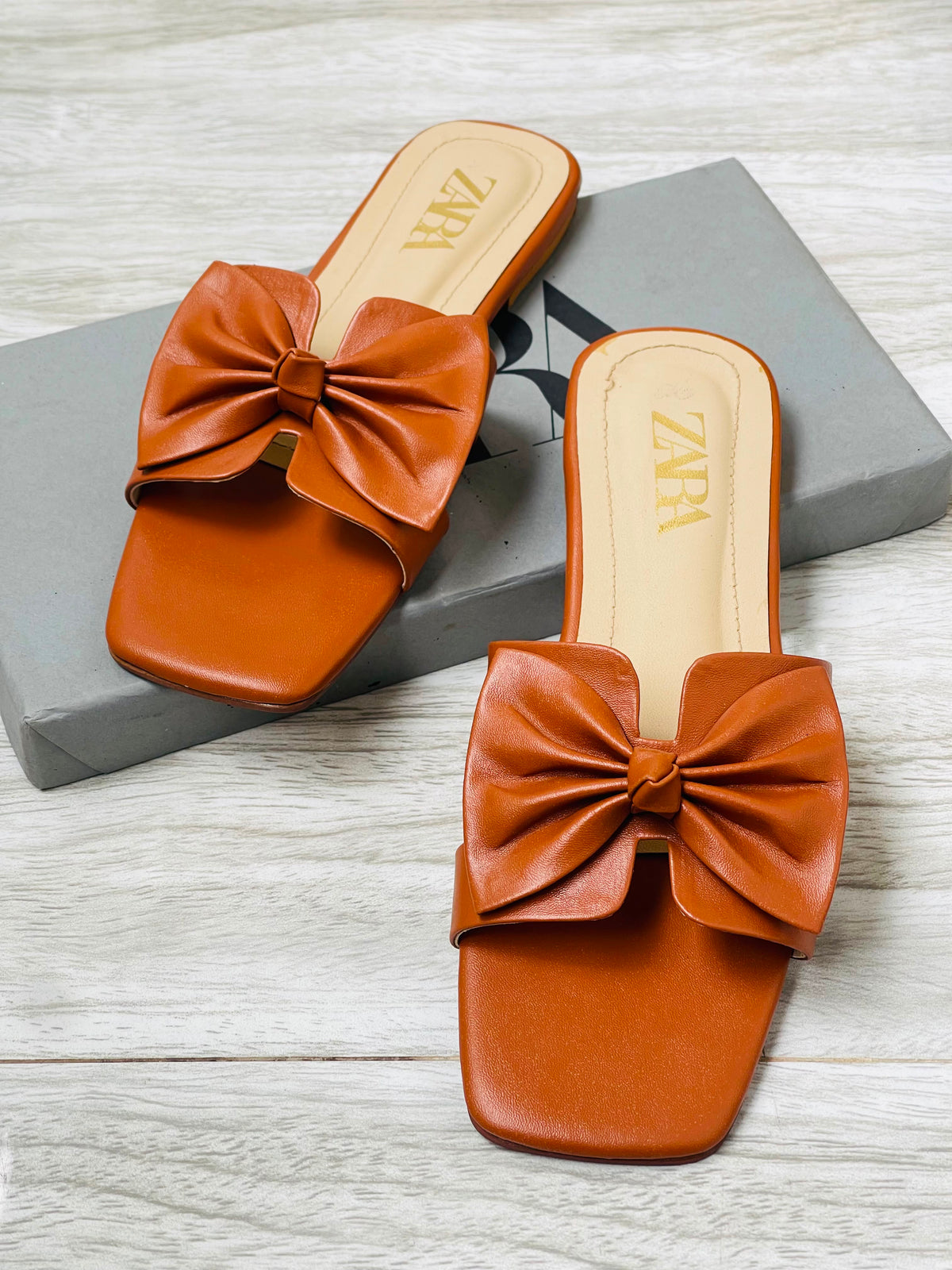 Zara Classic Bow Sandals