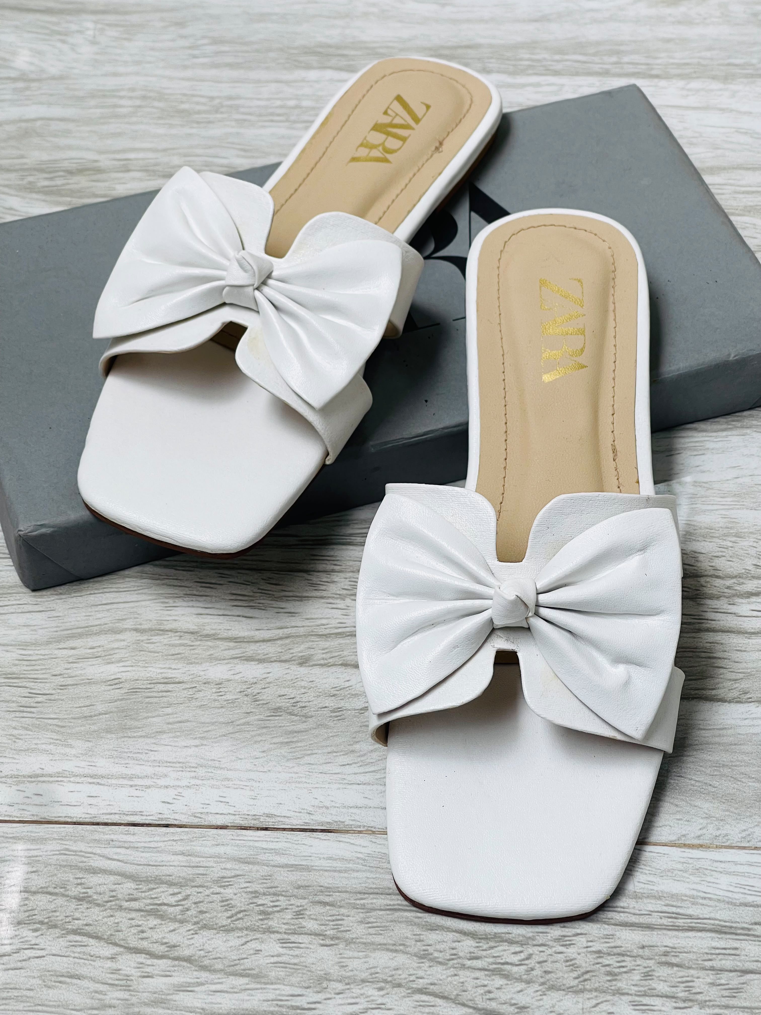 Zara Classic Bow Sandals