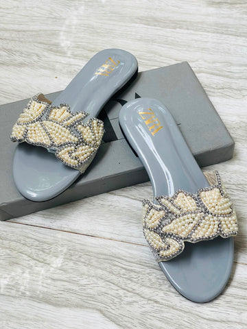 Zara Embroidered Flats