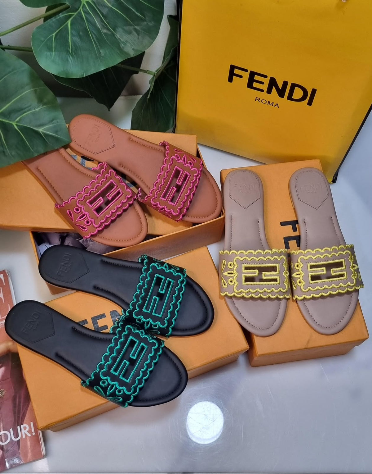 Fendi Signature Flats