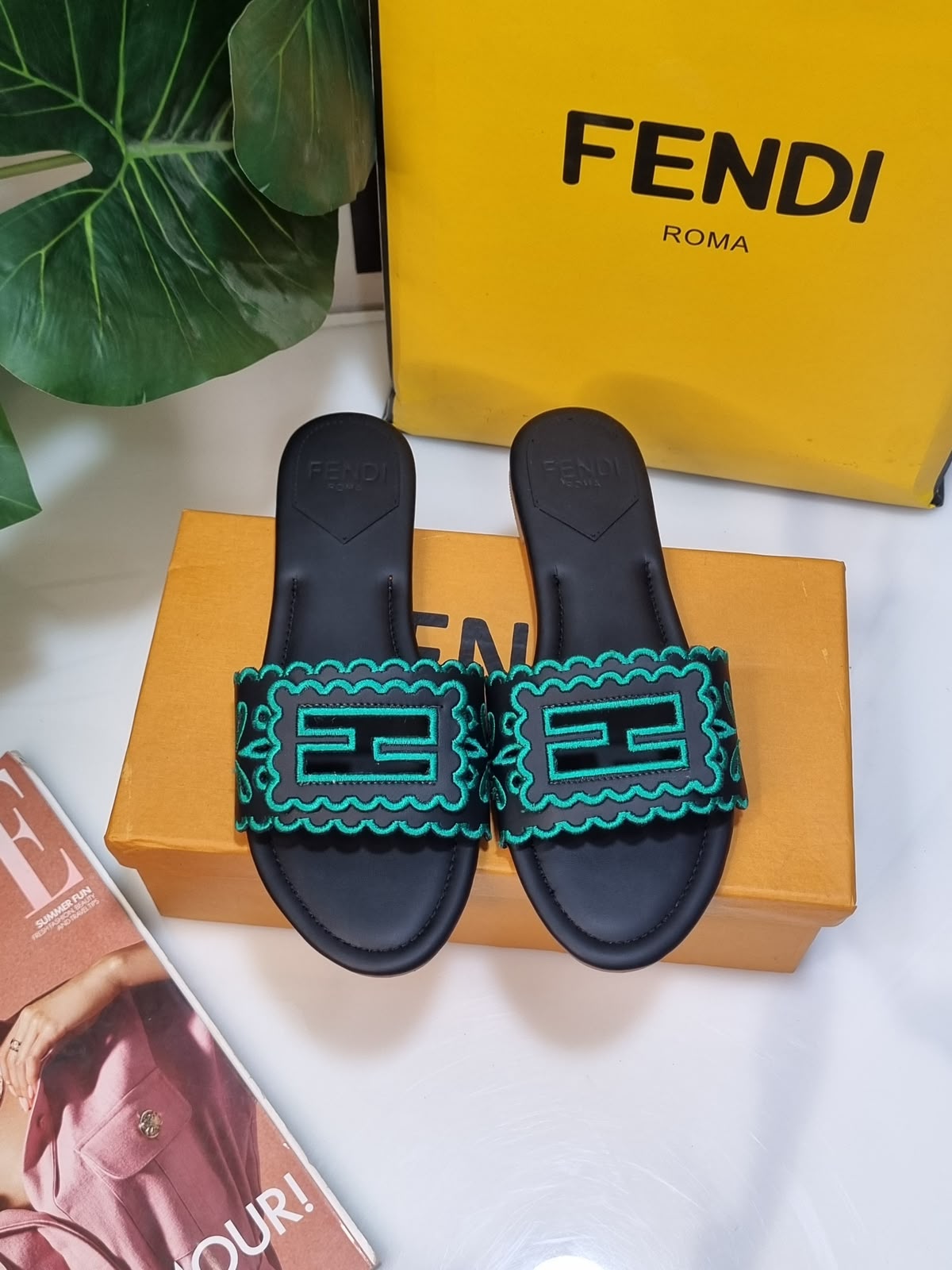 Fendi Signature Flats