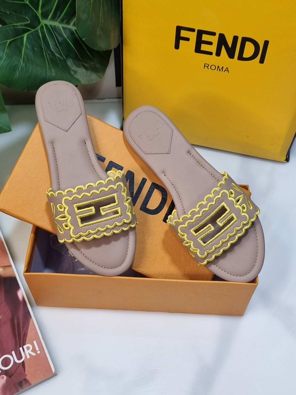 Fendi Signature Flats