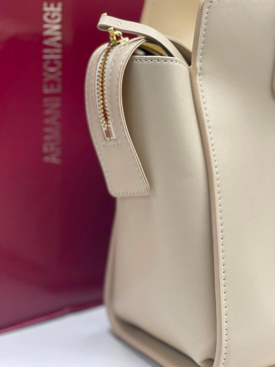 Armani Exchange  medium detachable-strap tote bag