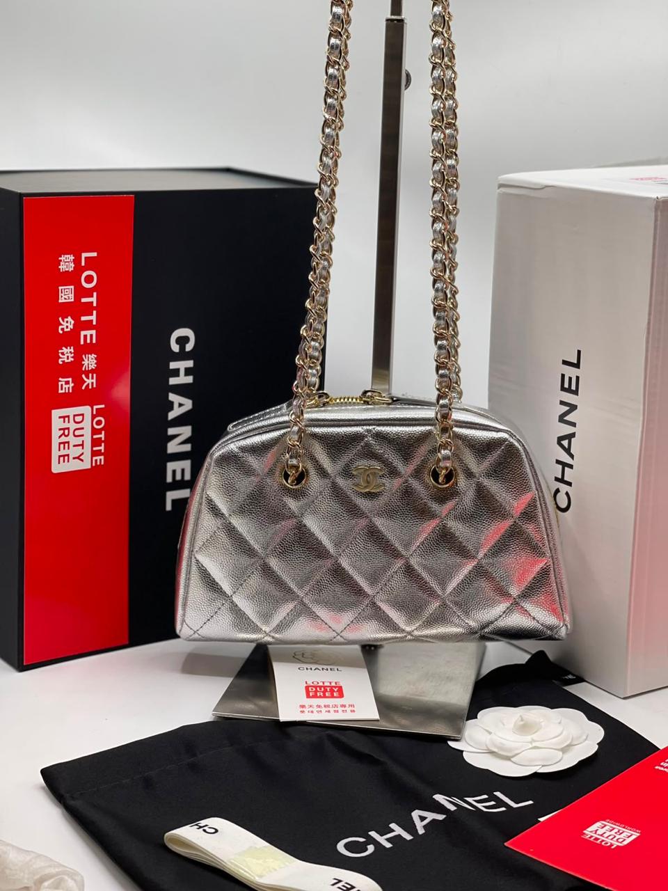 Chanel Small Bowling Black Bag