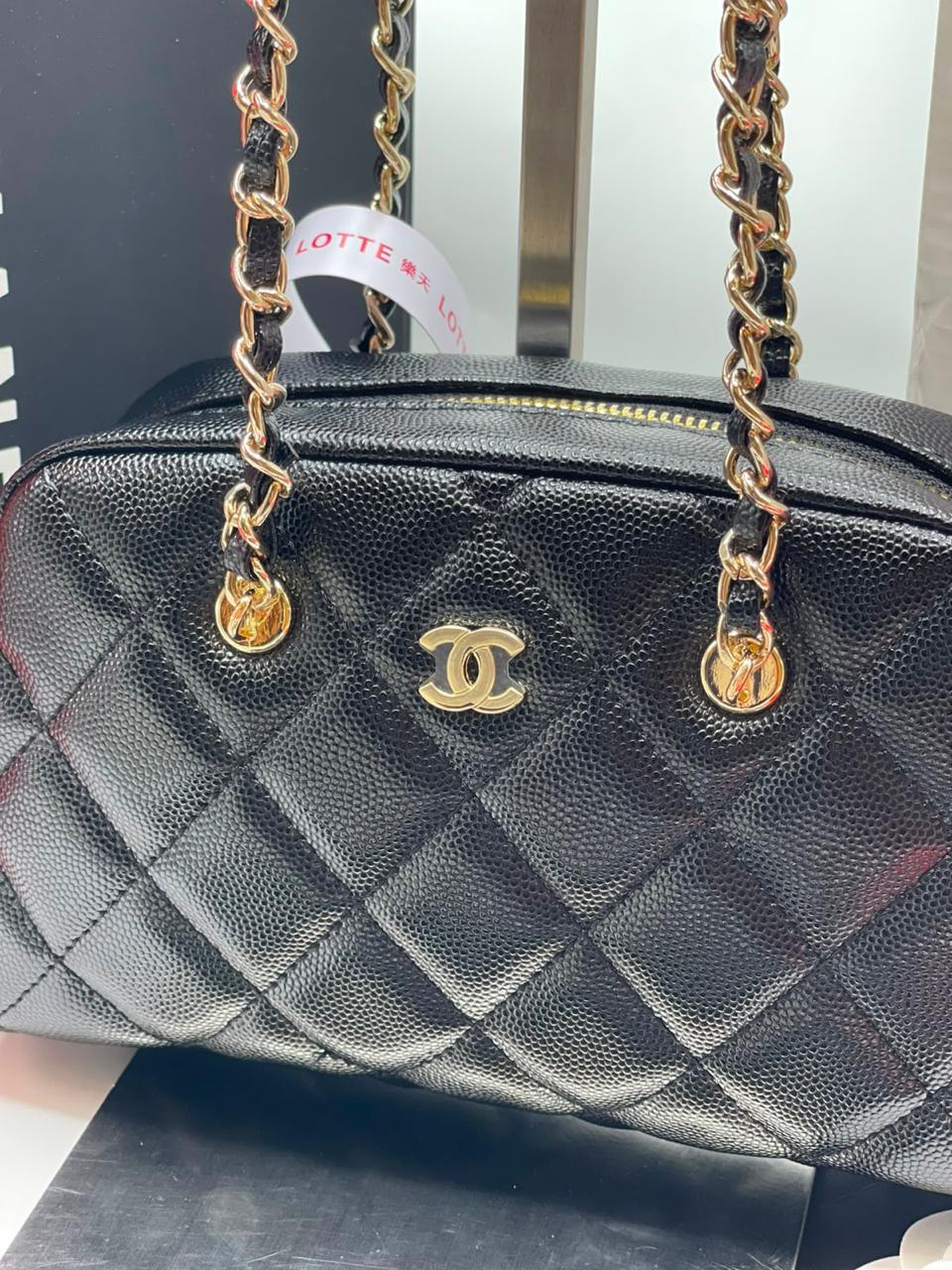 Chanel Small Bowling Black Bag