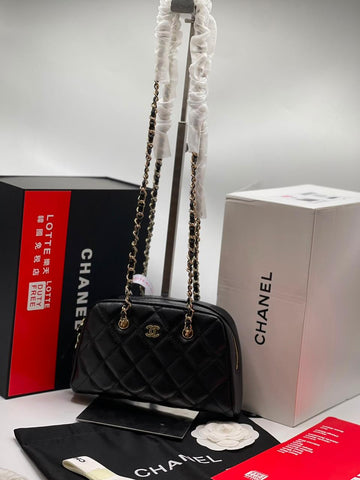 Chanel Small Bowling Black Bag