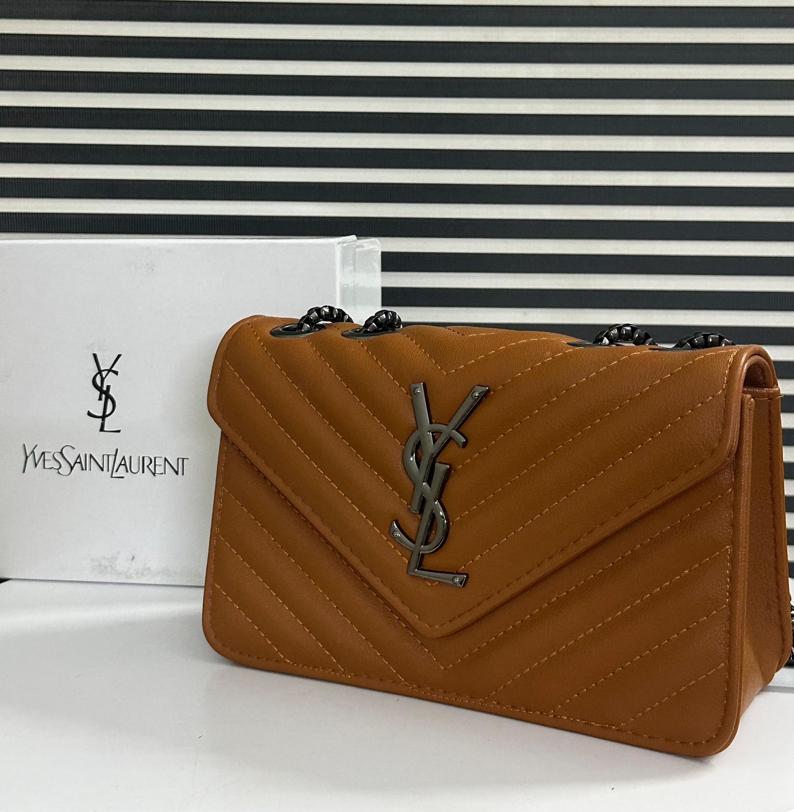 YSL Elegance Double Chain Bag