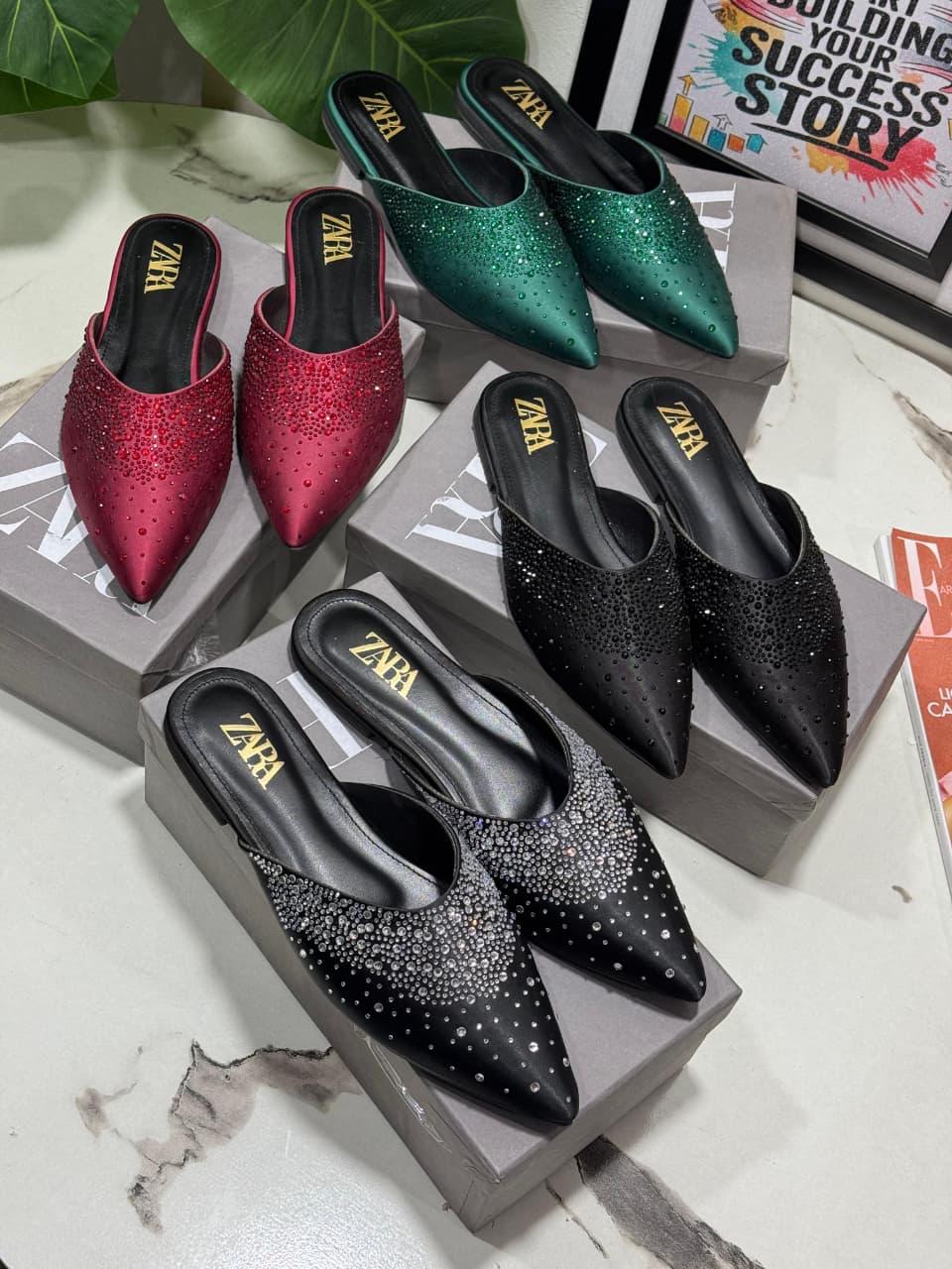 Zara stone Loafers