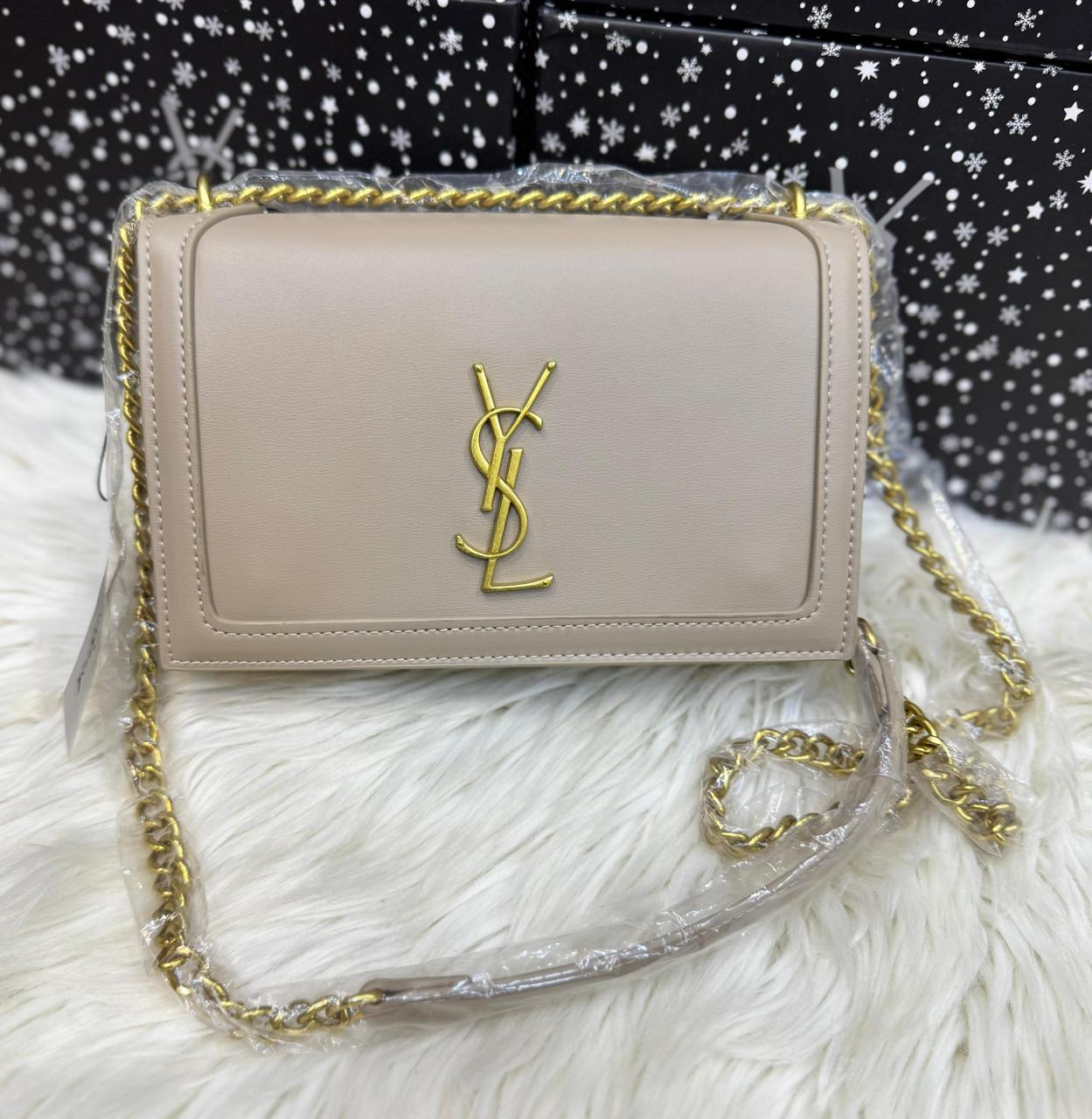 Saint Laurent Sunset Medium Fox Bag
